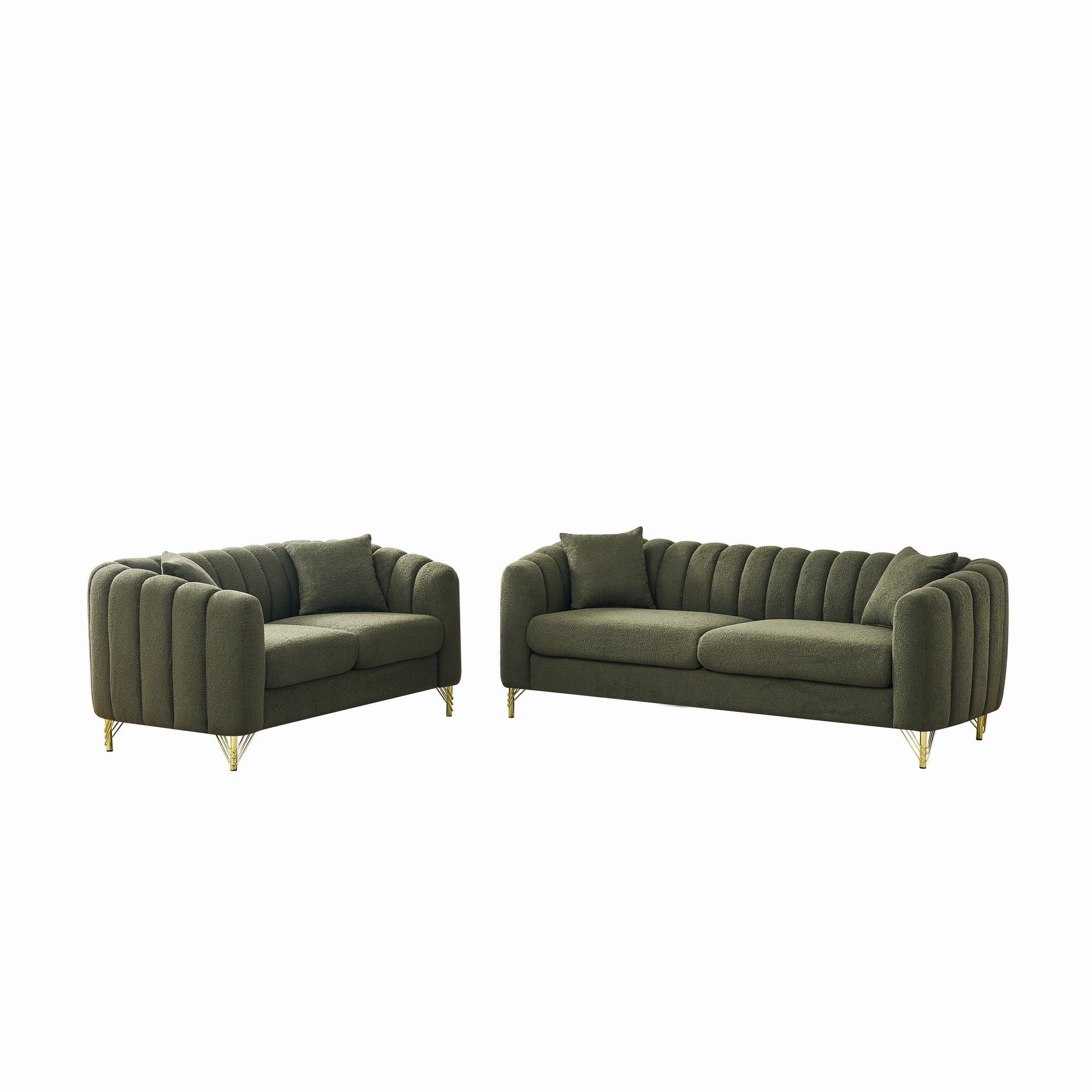 Oversized Sofa, Deep Tufted Couch - Image 4