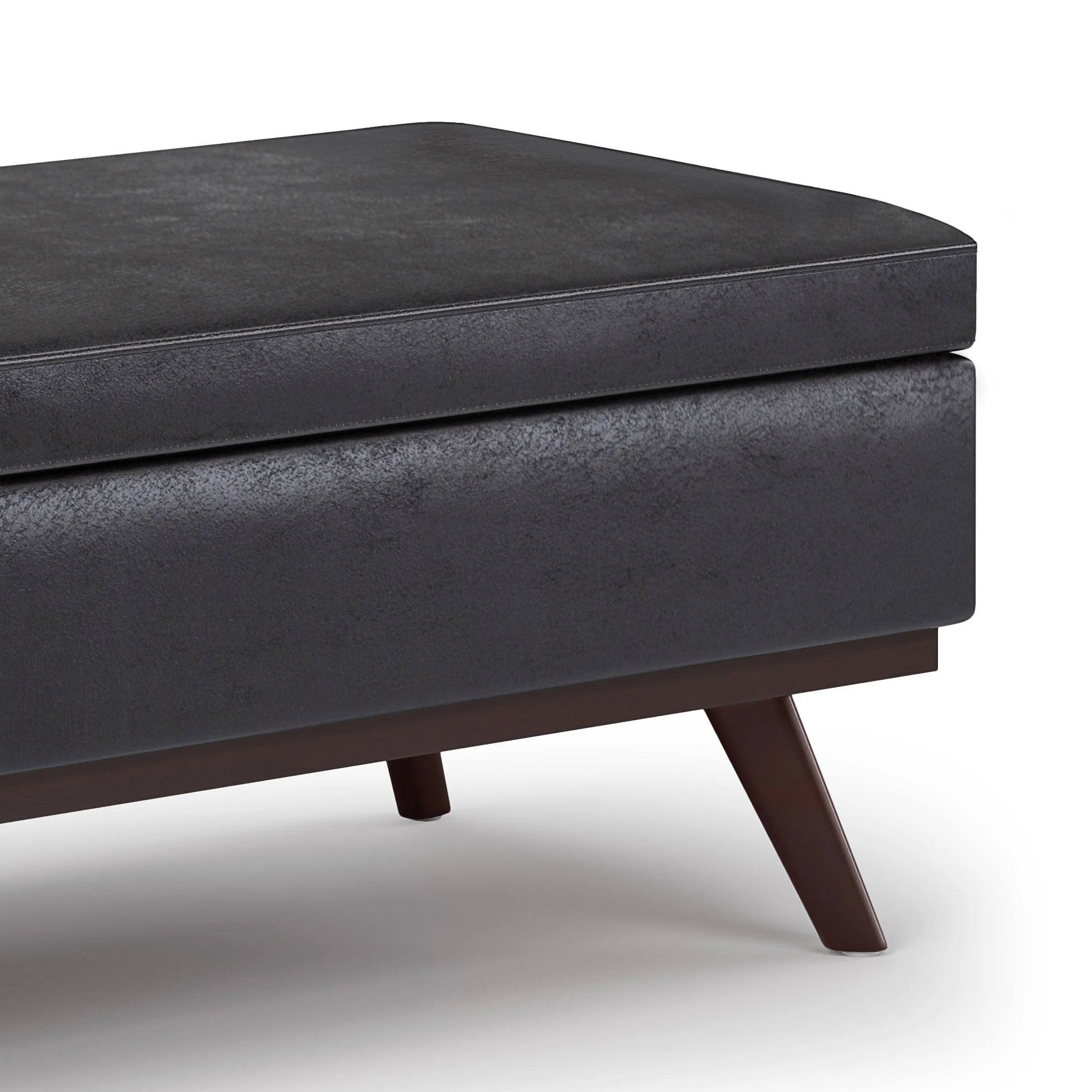 Owen - Lift Top Large Coffee Table Storage Ottoman, Mid Century Style - Image 12