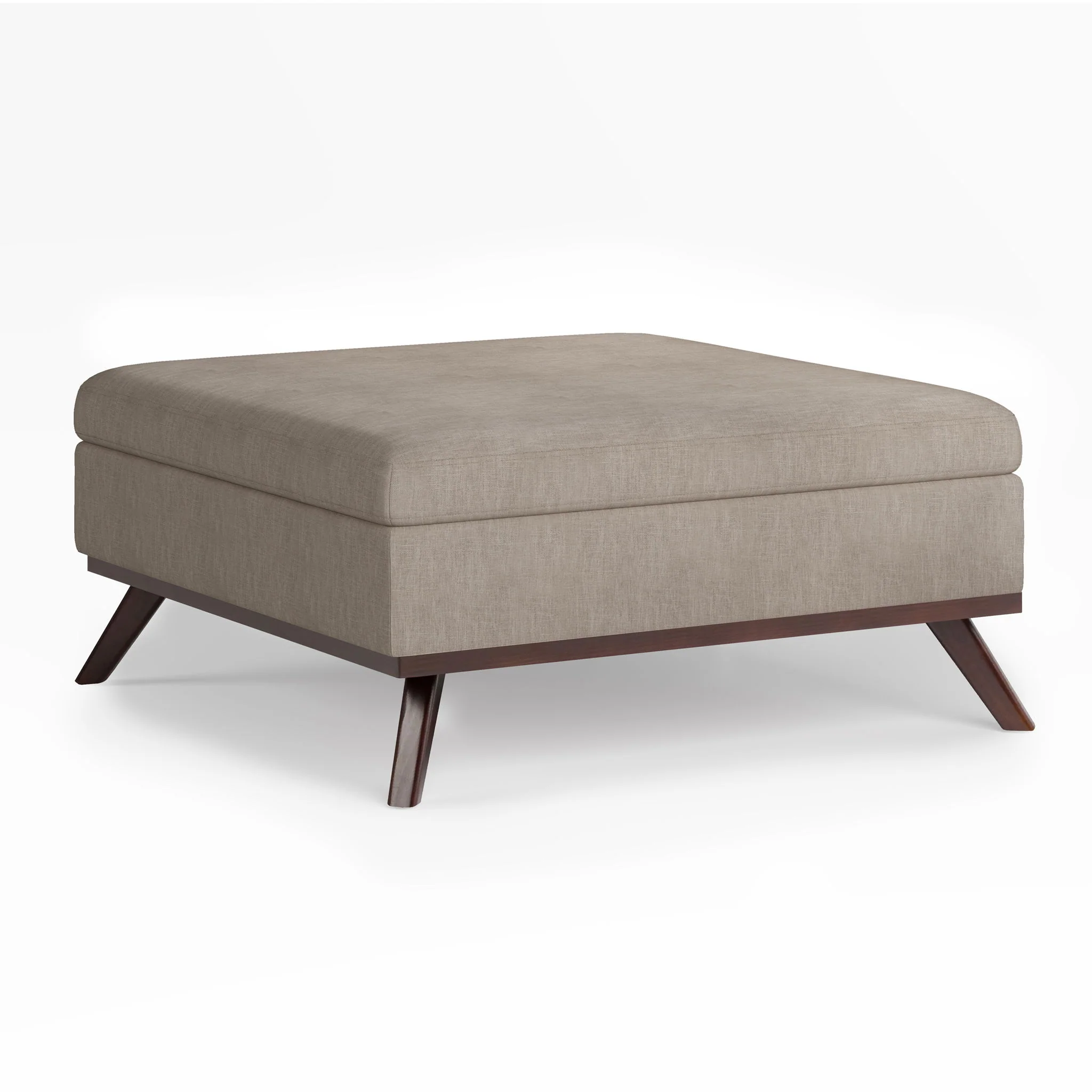 Owen - Multifunctional Square Coffee Table Storage Ottoman - Image 7