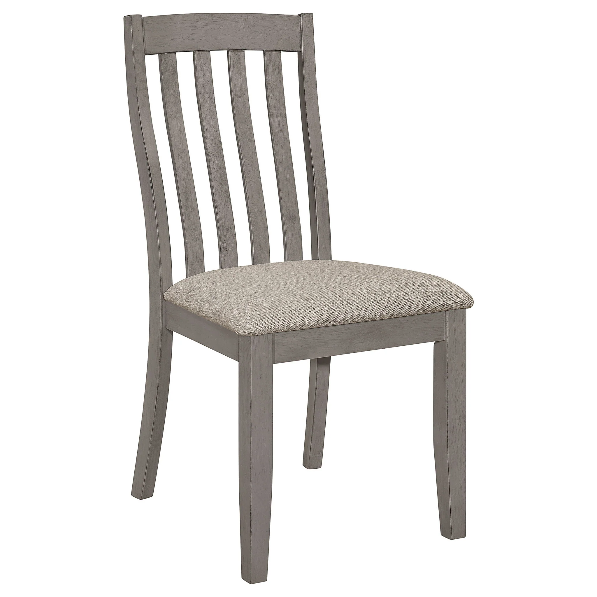 Padded Side Chair (Set of 2) - Gray - Image 3