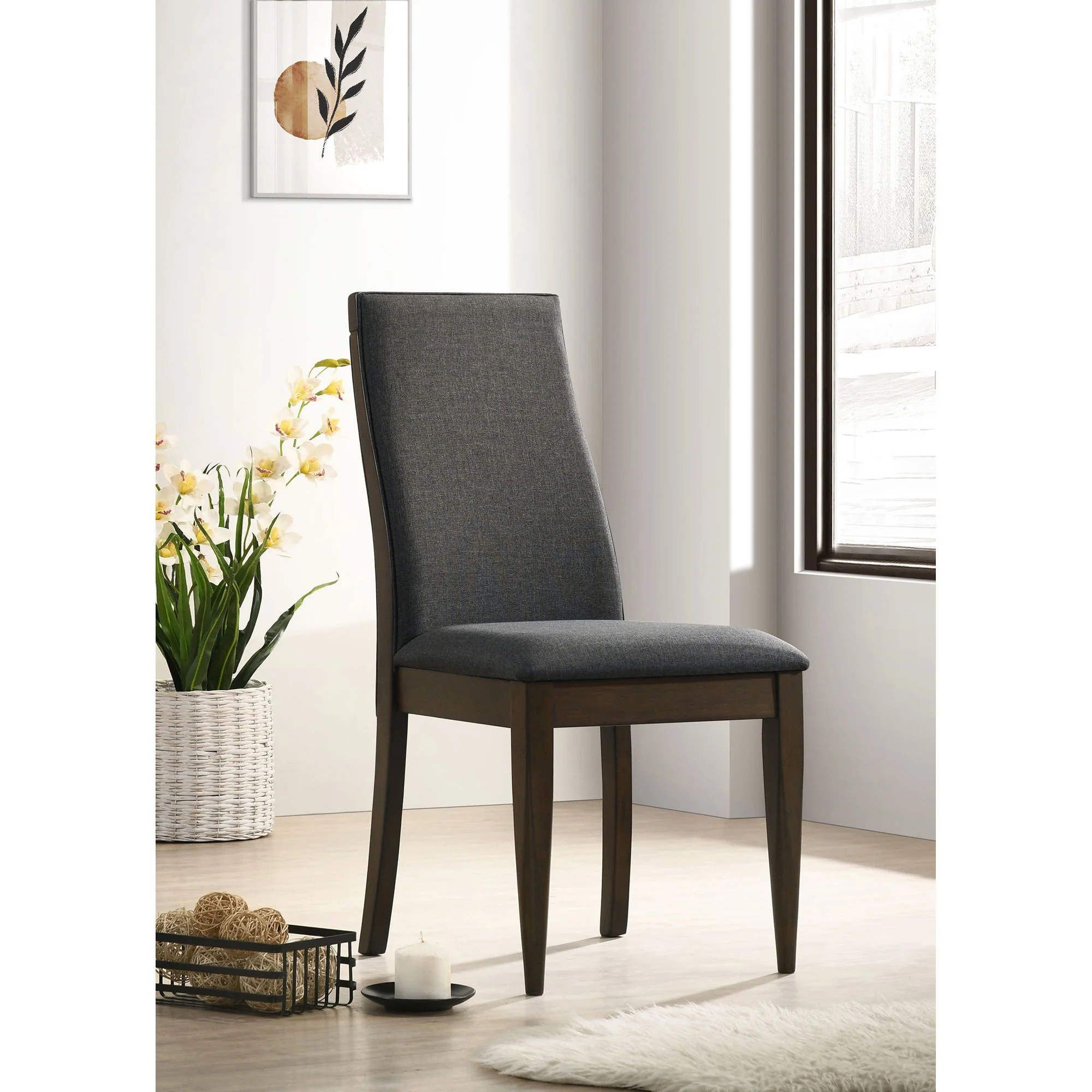 Paloma - Side Chair (Set of 2) - Walnut - Image 3