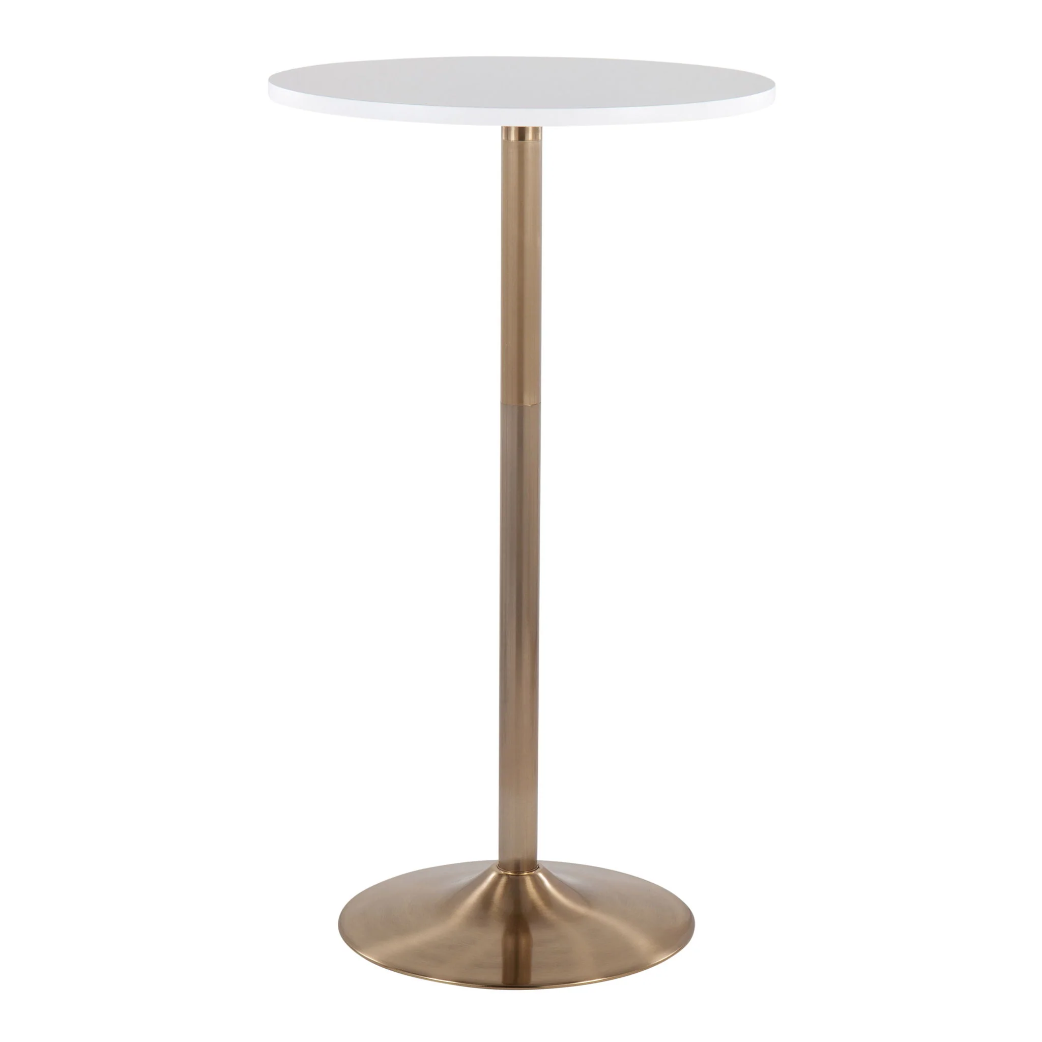 Pebble - Contemporary & Glam Adjustable Dining / Bar Table - Image 2