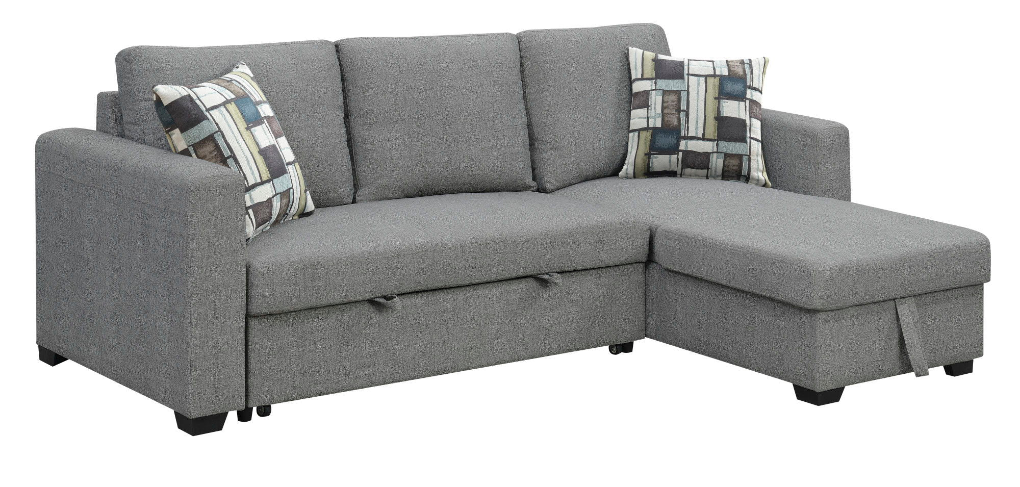 Pensole - Reversible Pop - Up Sleeper Sectional - Image 4