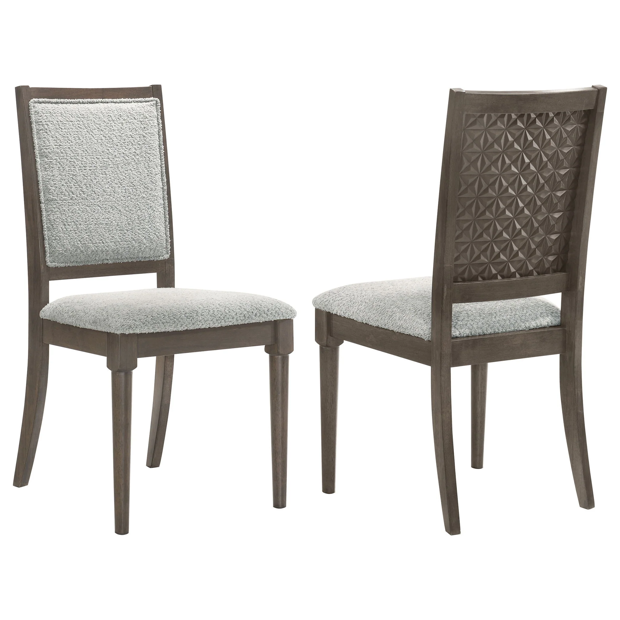 Perkins - Upholstered Dining Side Chair (Set of 2) - Dark Brown - Image 4