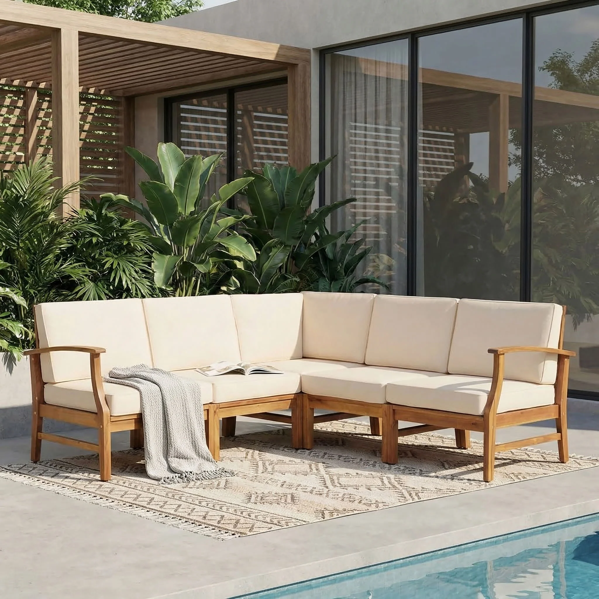 Perla - 5 Pieces Sofa Set - Image 3