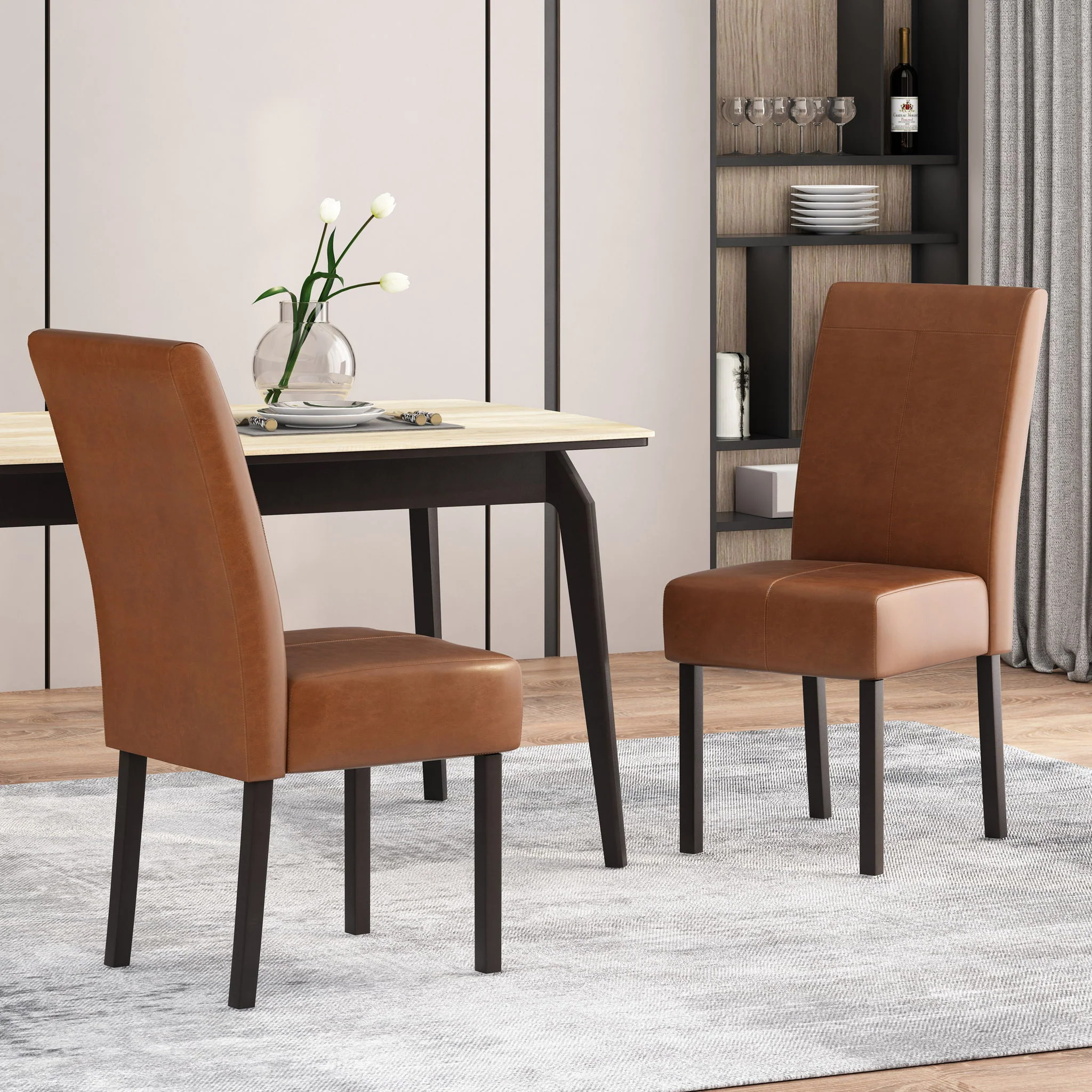 Pertica - Dining Upholstered Armless Chairs (Set of 2) - Image 13