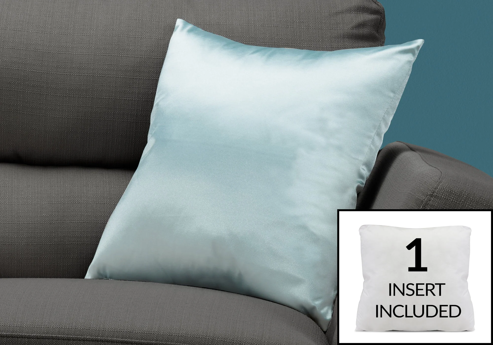 Pillows, Square, Insert Included, Decorative Throw, Hypoallergenic, Modern - Image 34