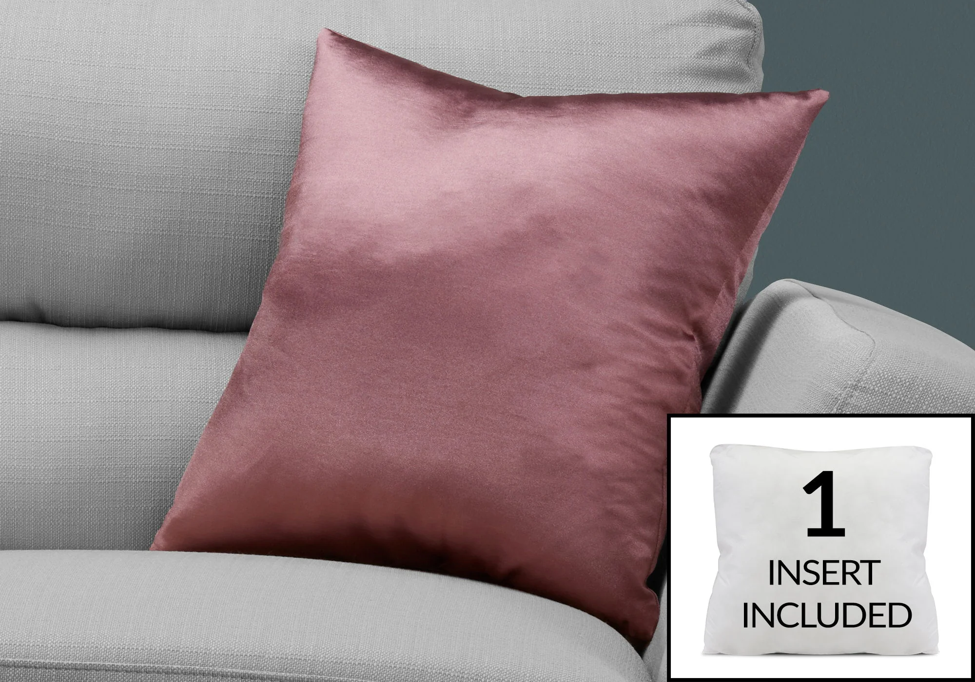 Pillows, Square, Insert Included, Decorative Throw, Hypoallergenic, Modern - Image 56