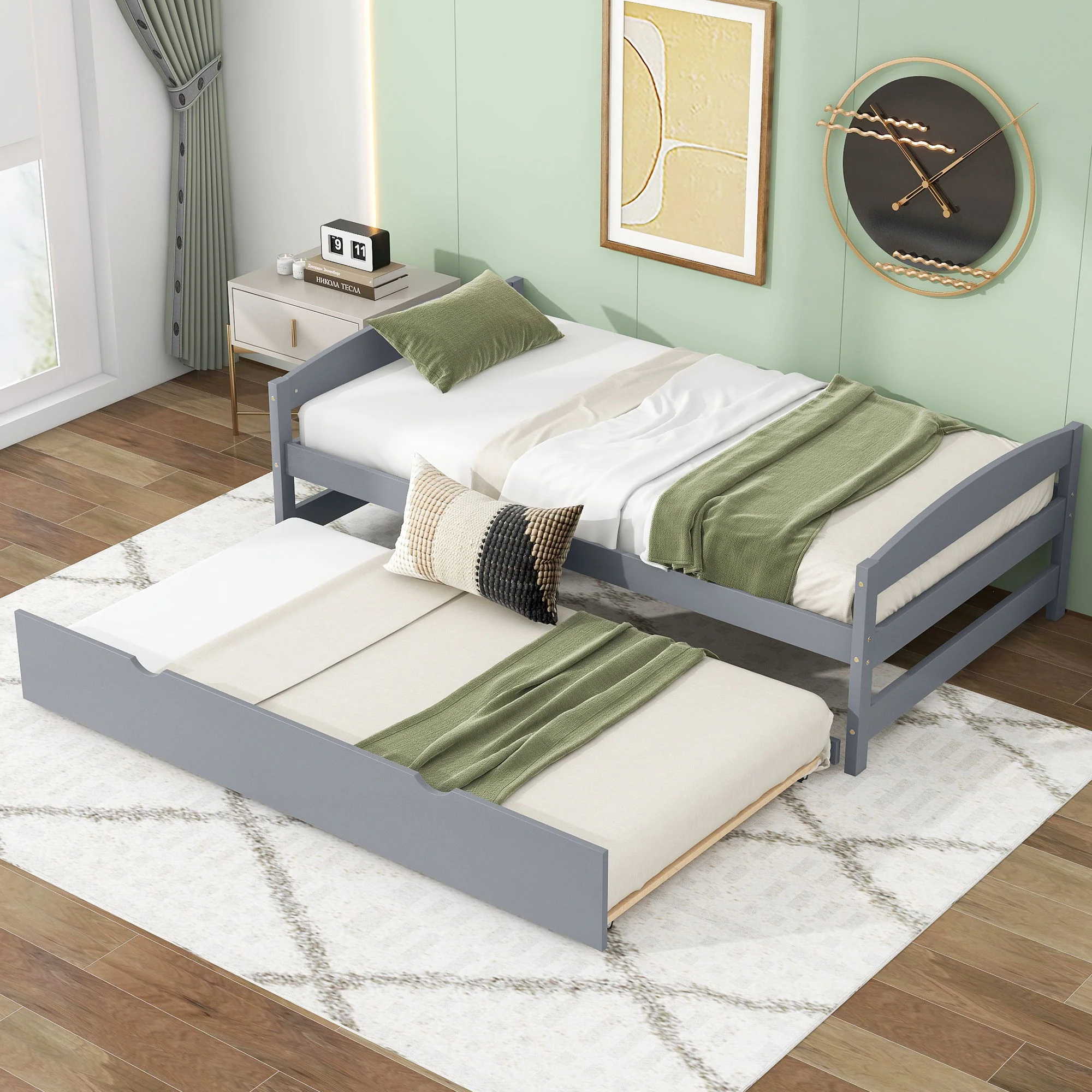 Platform Bed With Trundle - Image 3