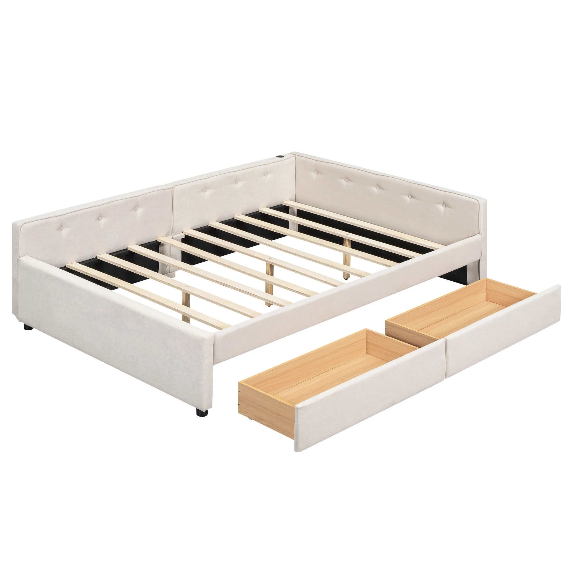 Platform Bed With USB Ports - Image 2