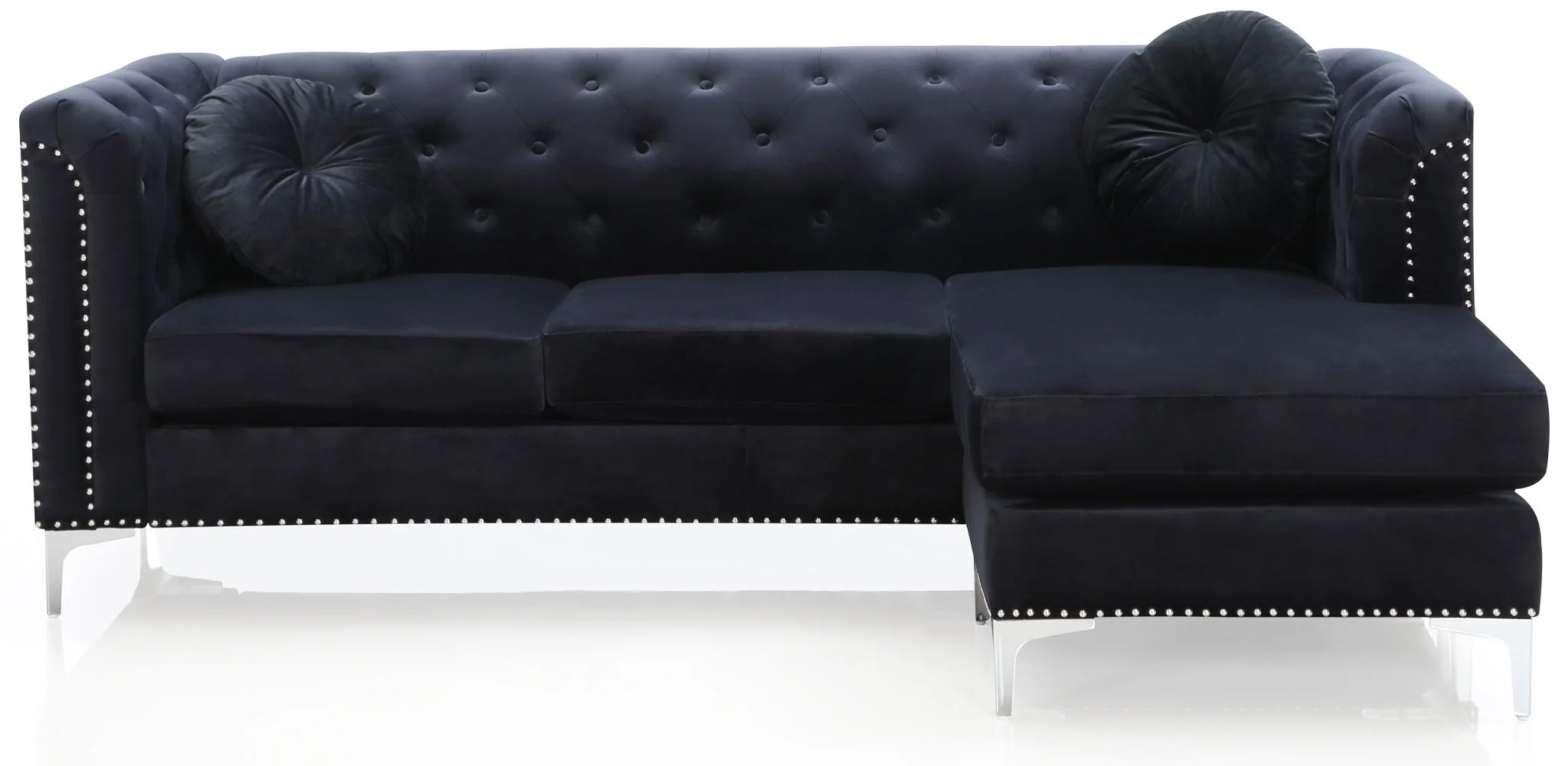 Pompano - Micro Suede Sofa Chaise - Image 5