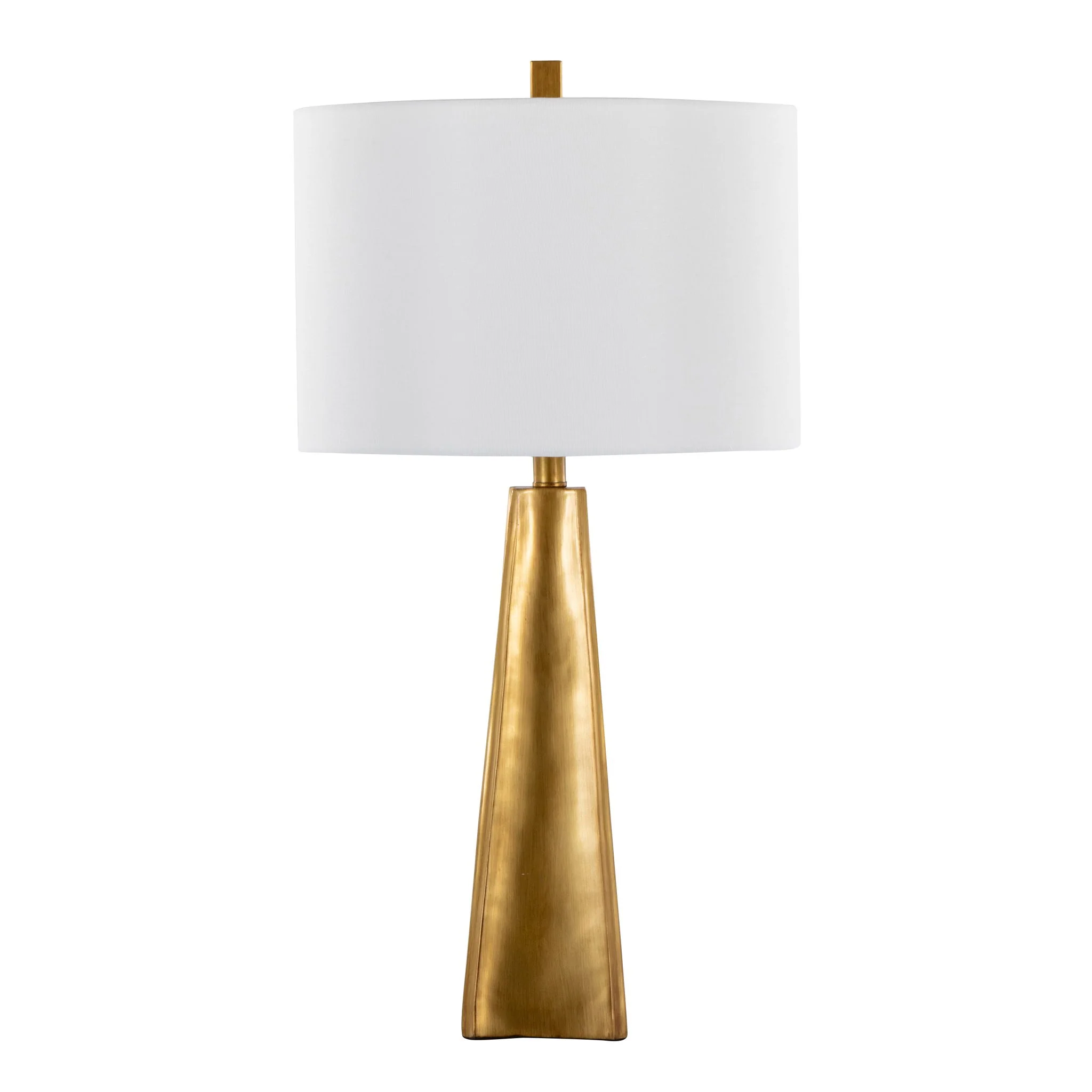 Pompeii - Contemporary Table Lamp - Gold / White - Image 2