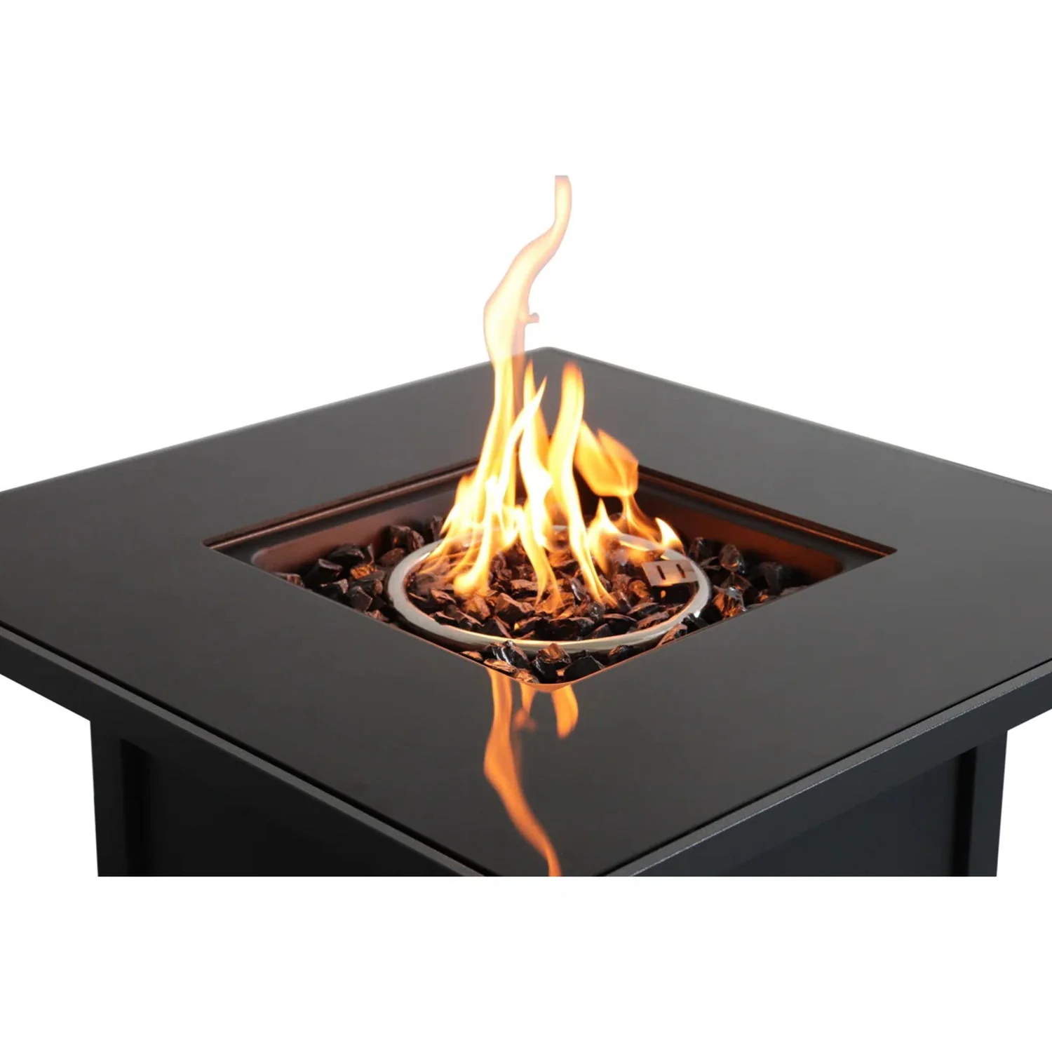 Powdercoated Fire Pit With Top - Image 4