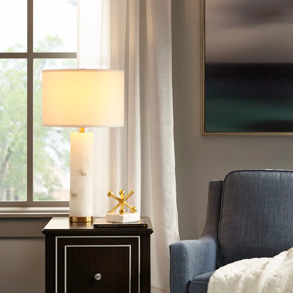 Prague - Prague Table Lamp - White - Image 3