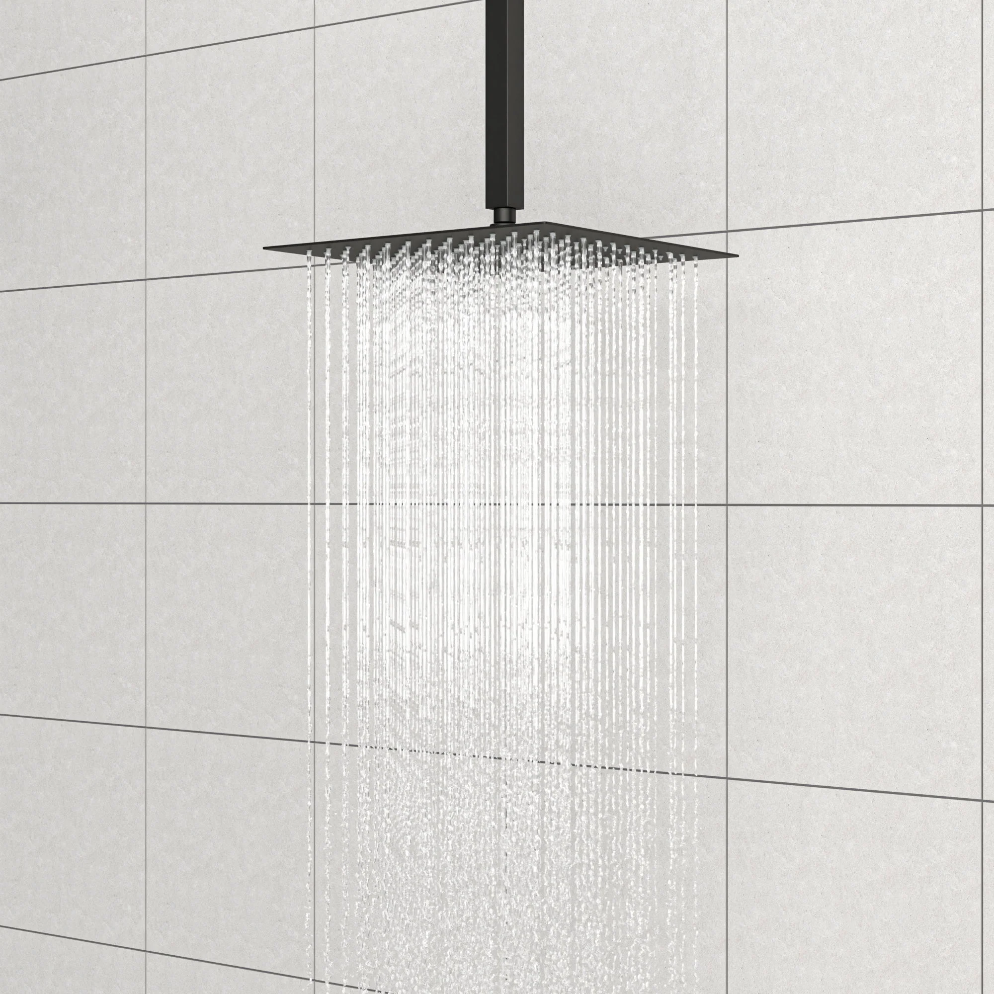 Premium 8" Ceiling Mounted Shower Arm With Flange - Image 5