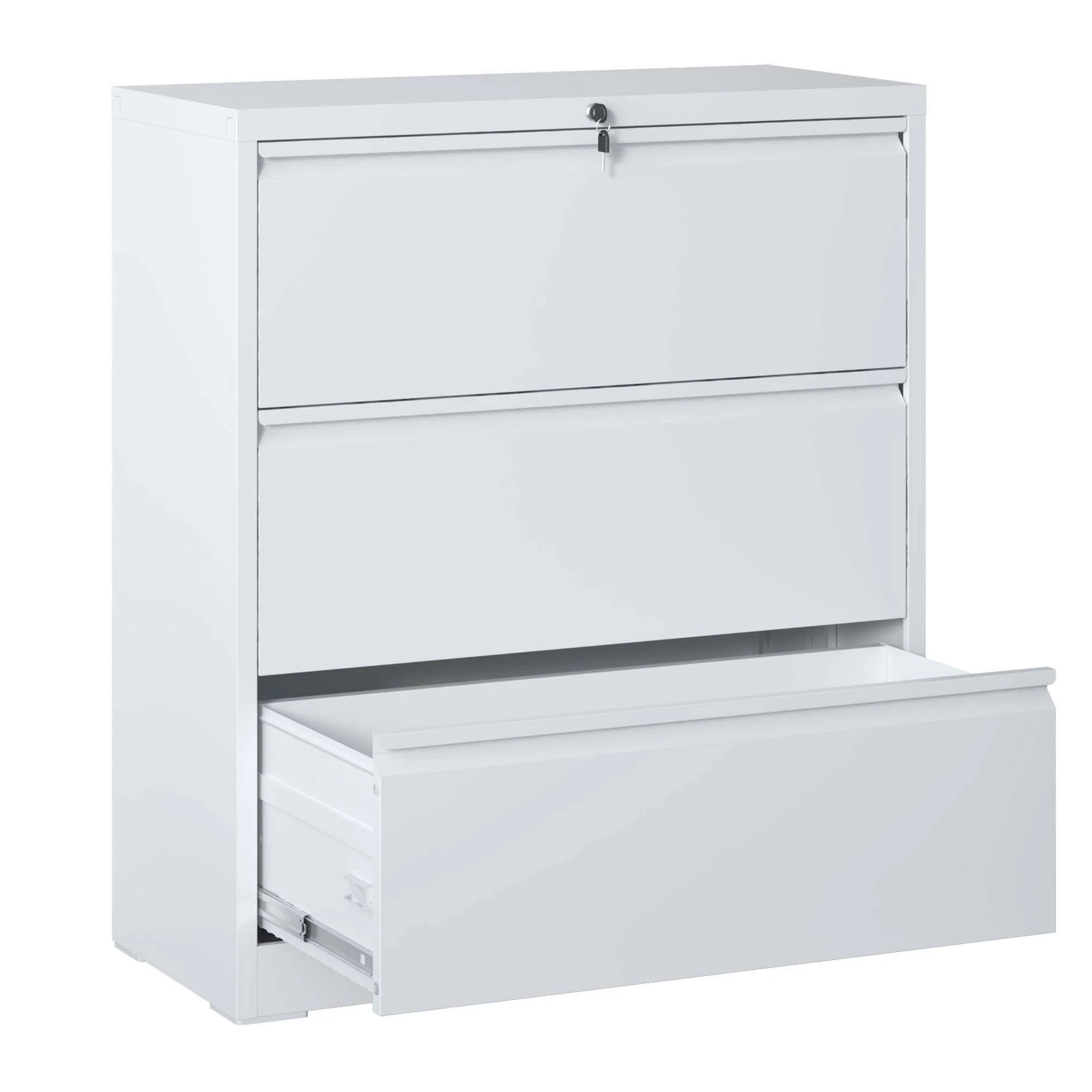 Premium Drawer Metal Lateral File Cabinet With Lock - Image 10
