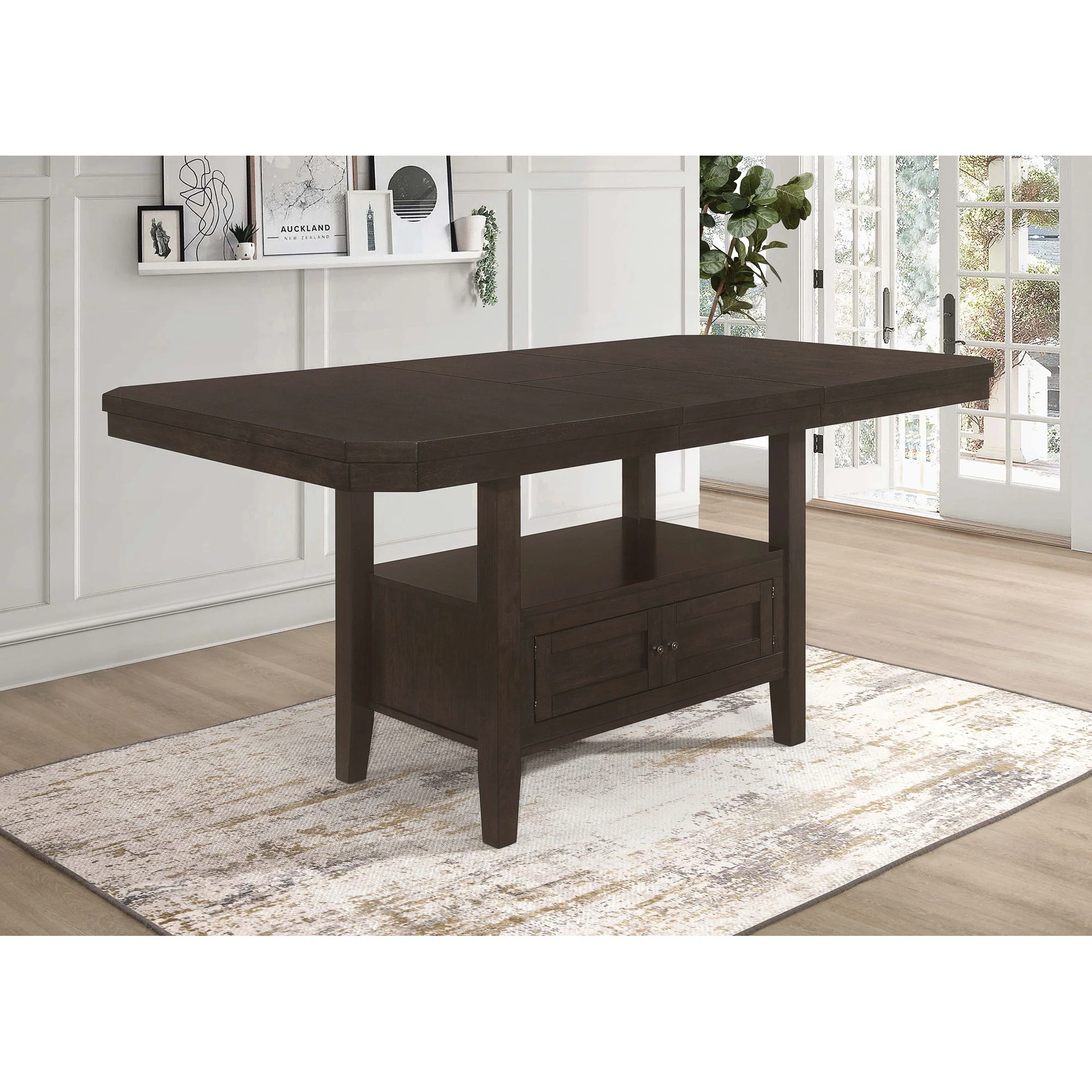 Prentiss - Extension Counter Dining Table - Cappuccino - Image 2