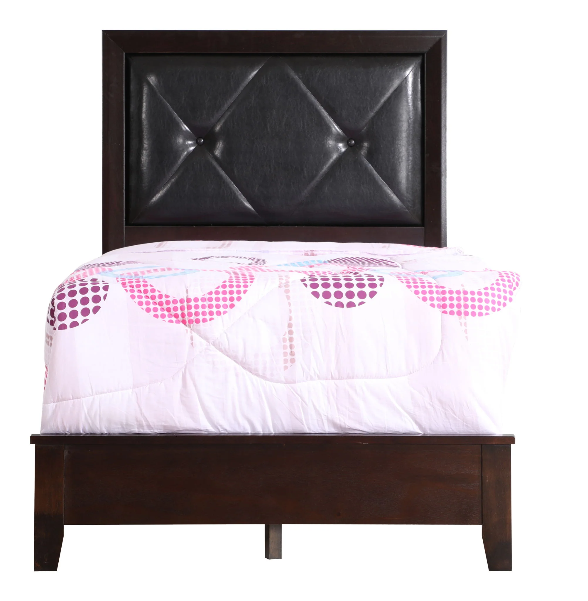Padded Headboard Bed - Image 30