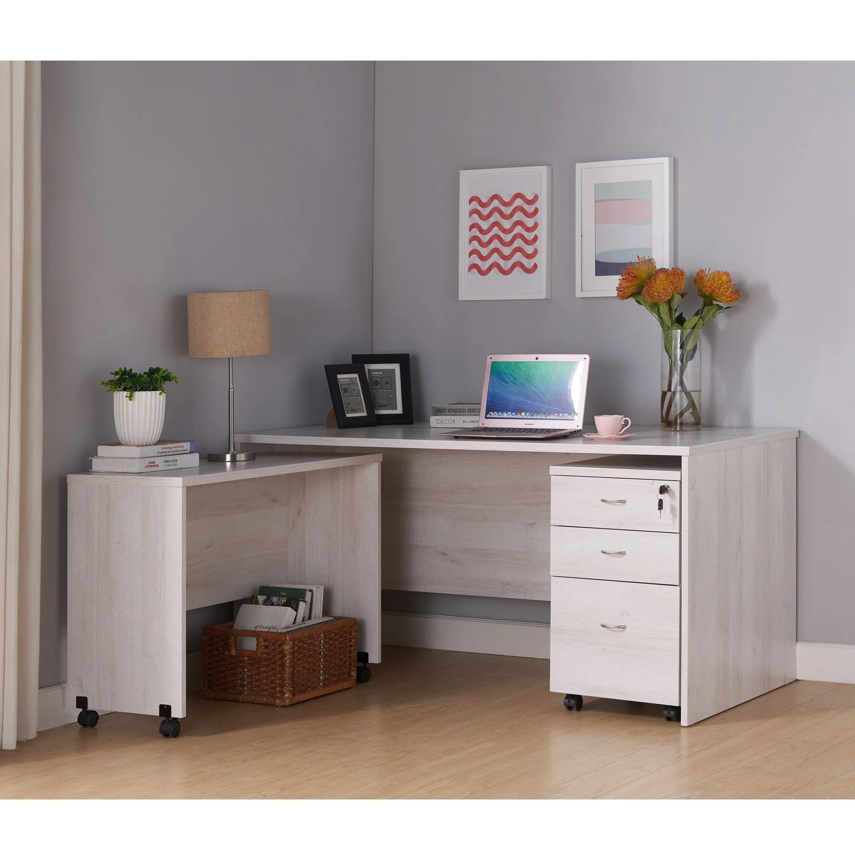 Printer Mobile Stand, Computer Desk, Home Office Desk - Image 6