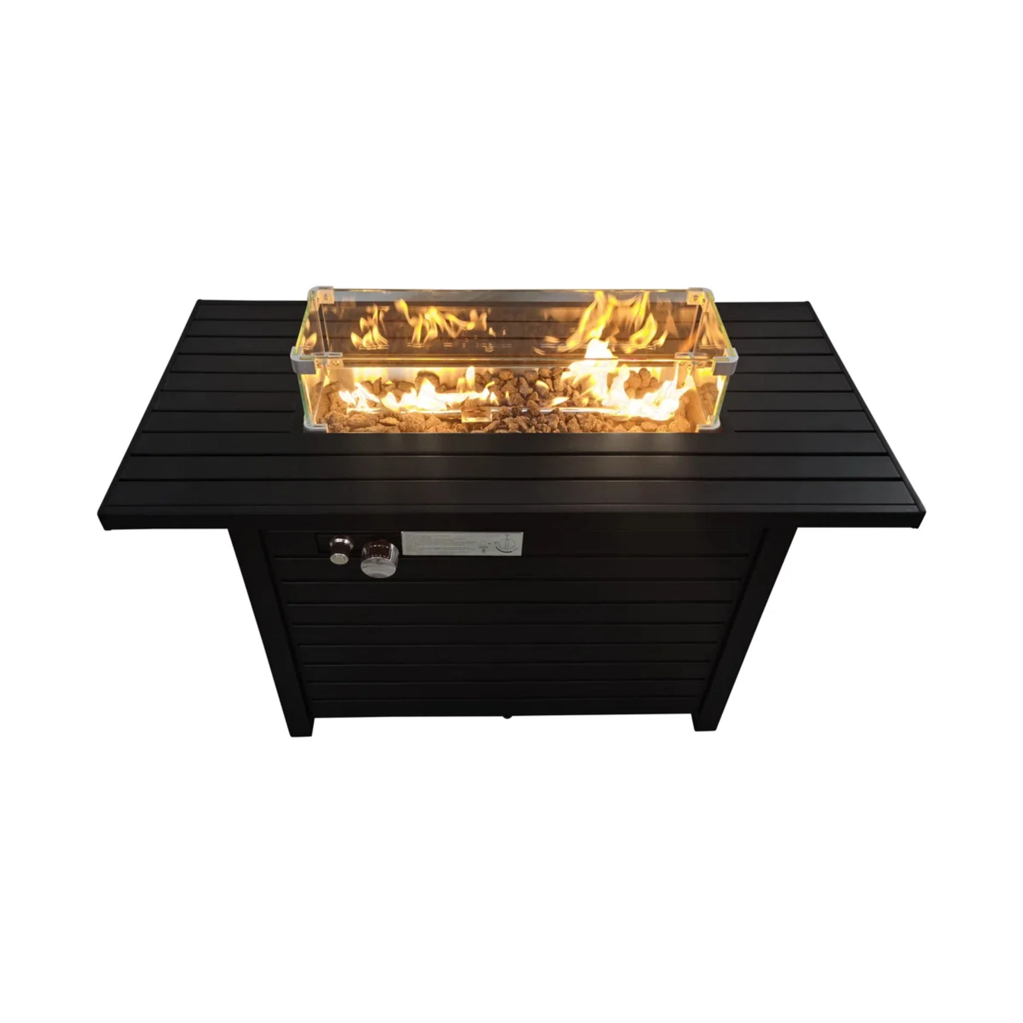 Propane Outdoor Fire Pit Table With Lid Versatile Fuel Options - Image 5