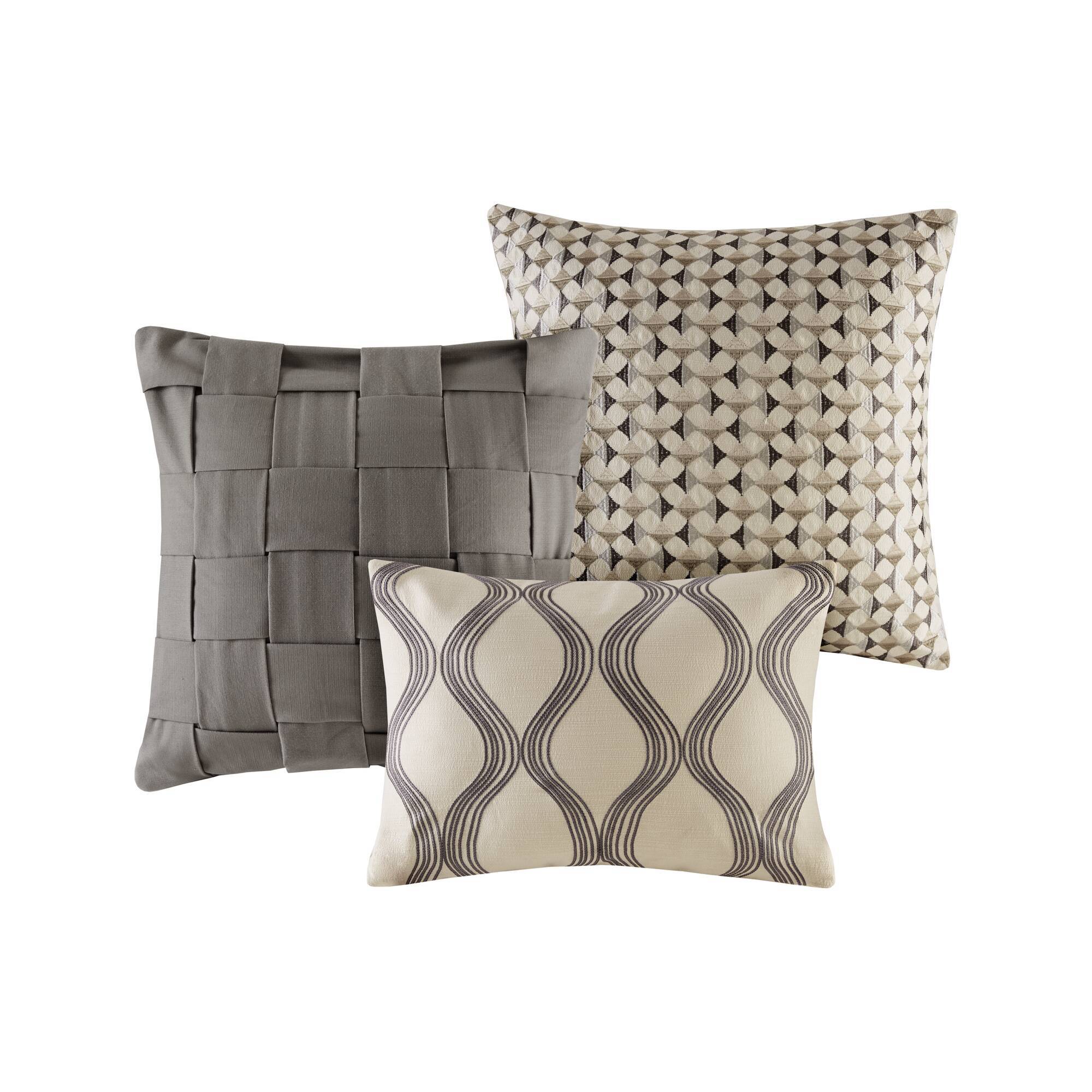Queen Comforter Set - Gray - Image 3