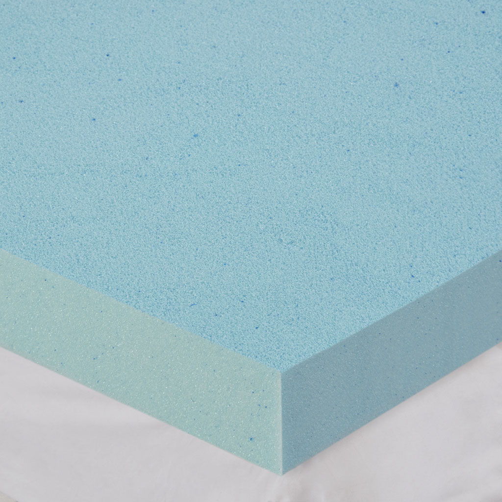 Queen Gel Memory Foam Cover Mattress Topper With 3M Moisture Management - White - Image 4