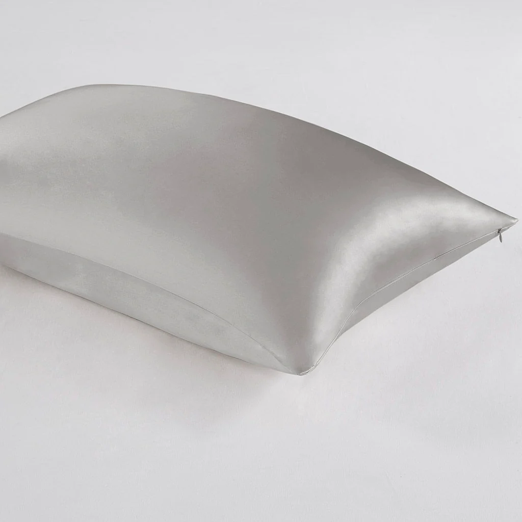 Silk - Queen Single Pillowcase - Gray - Image 4