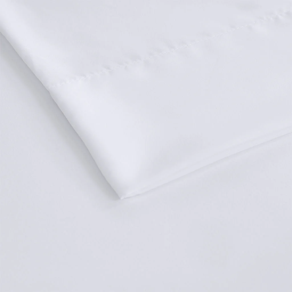 Queen Smart Cool Microfiber Sheet Set - White - Image 3