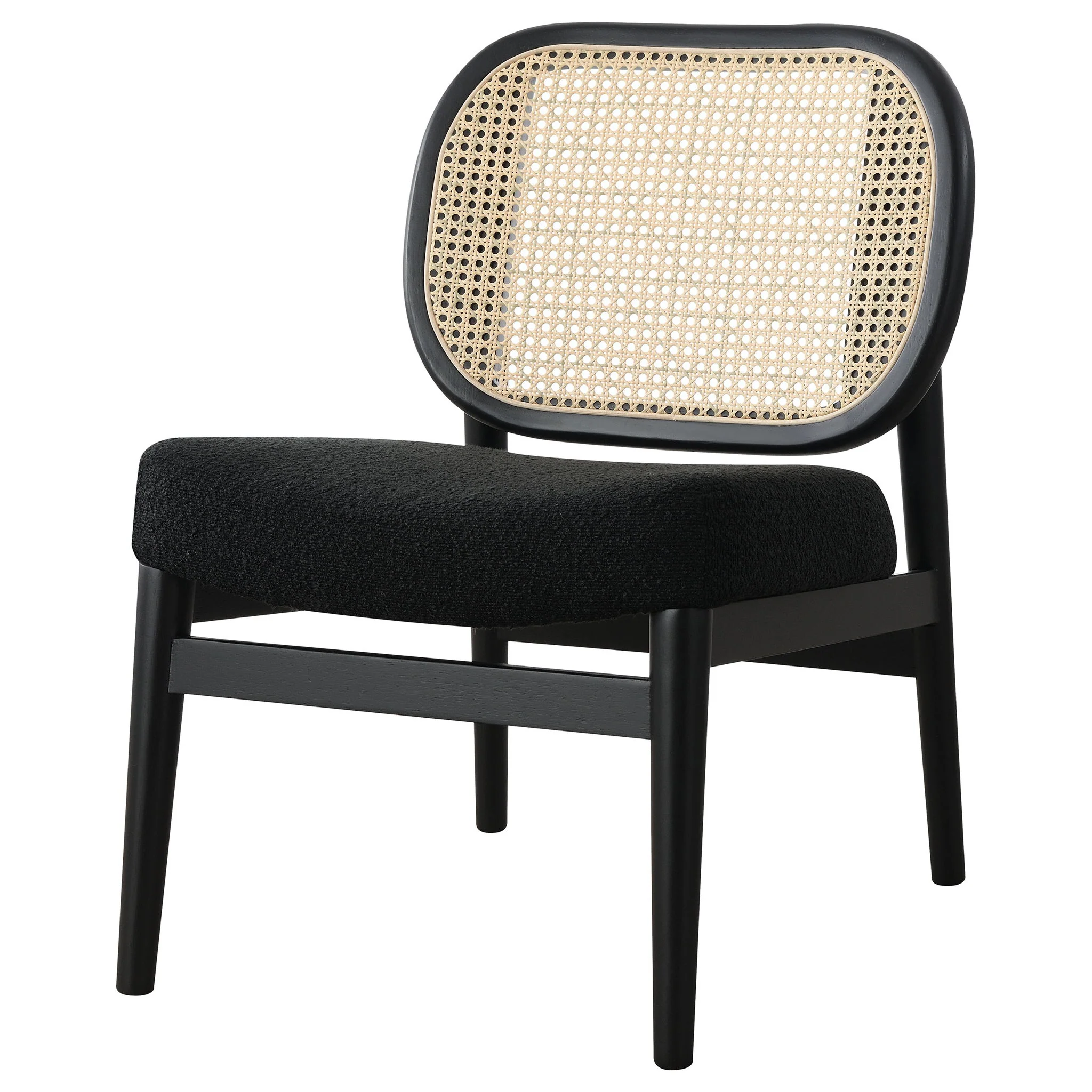 Quinne - Accent Chair With Padded Seat - Black - Image 2
