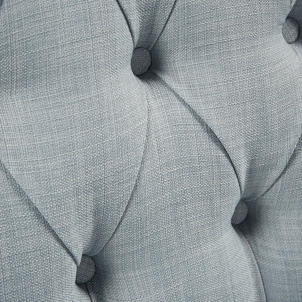 Qwen - Button Tufted Accent Chair - Dusty Blue - Image 2