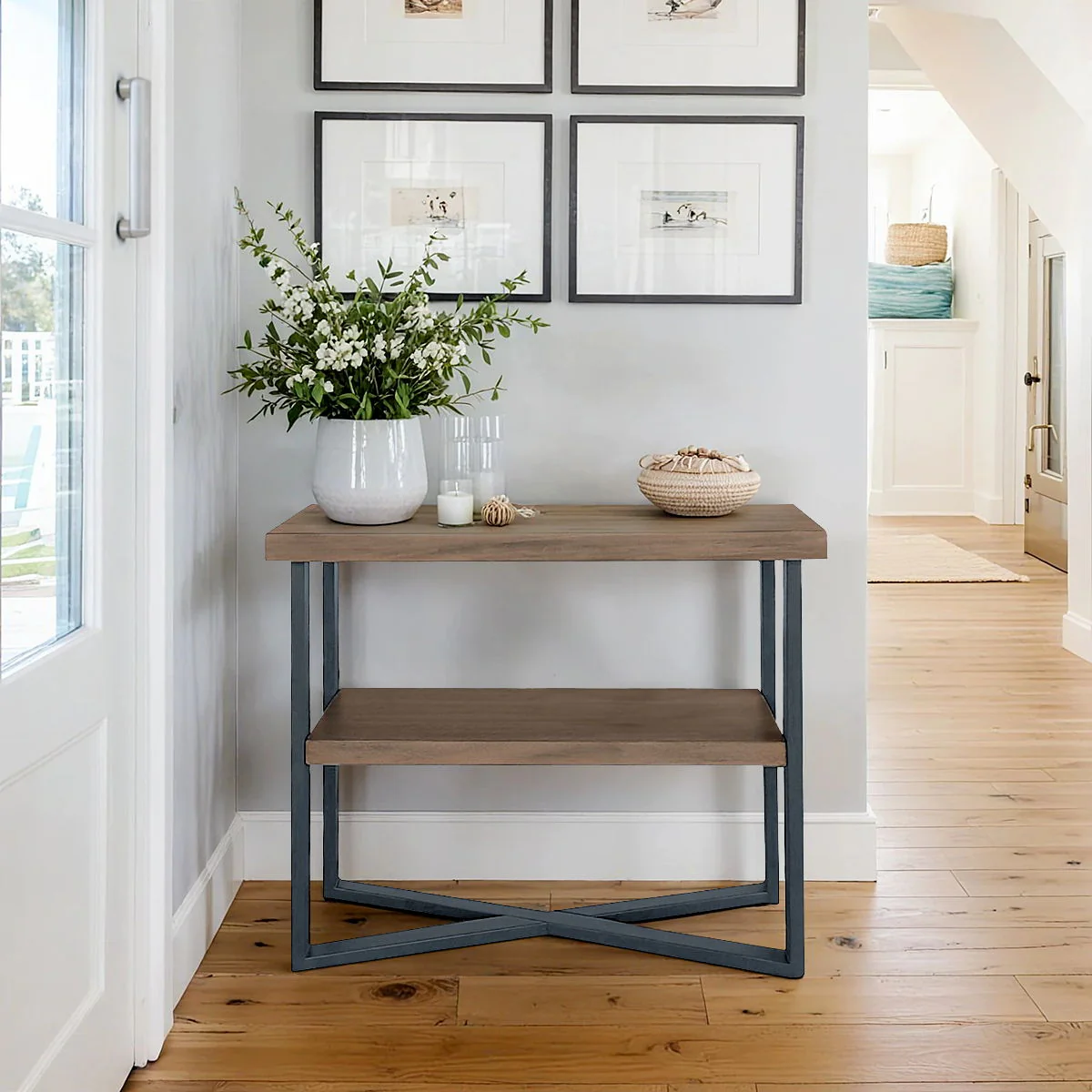 Reagan - End Table - Wheat / Slate - Image 4