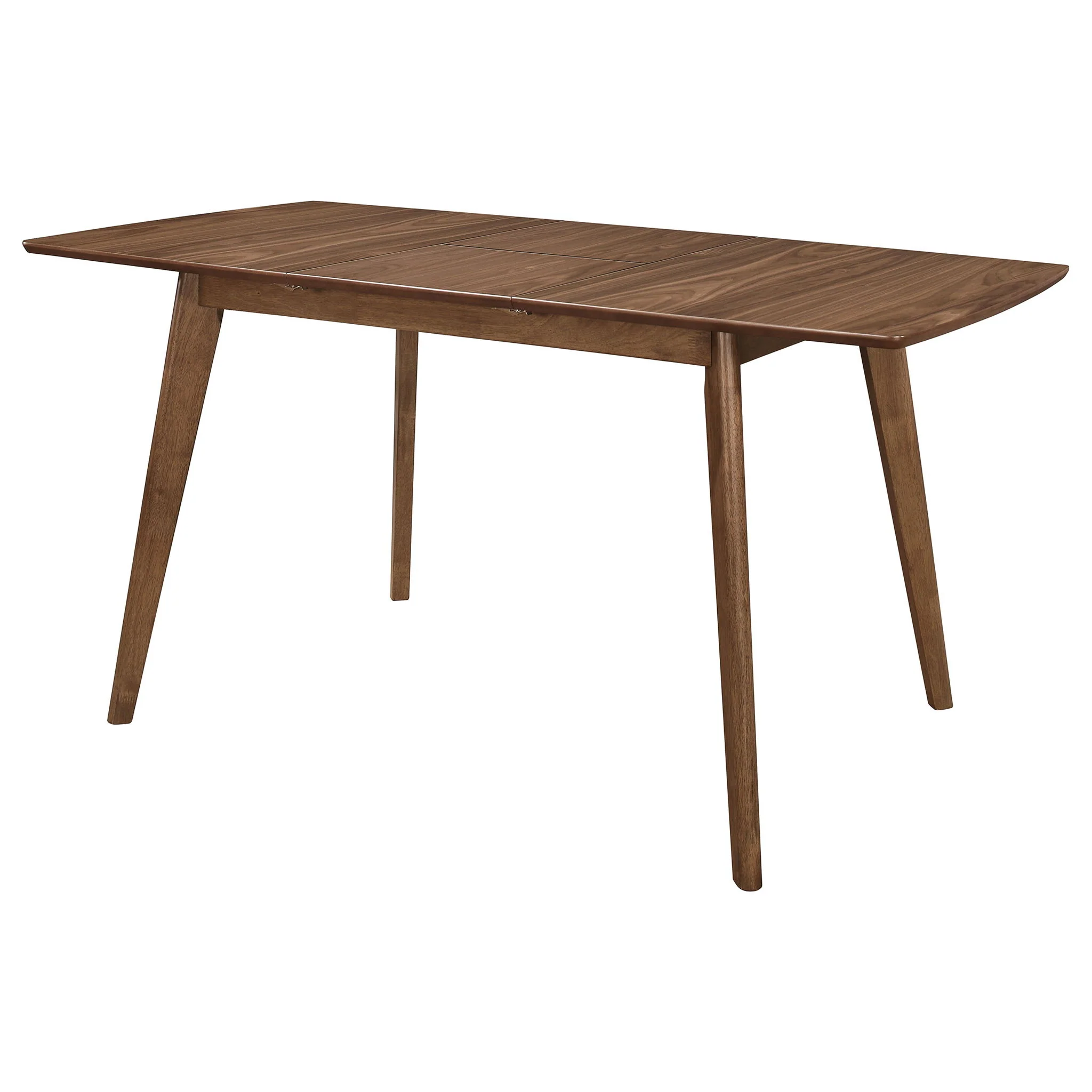 Rectangular Dining Table With Butterfly Leaf - Walnut - Image 2