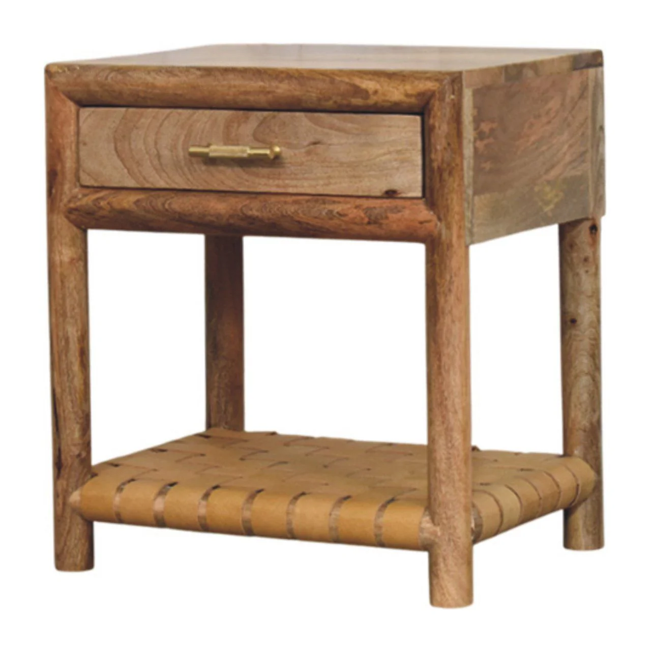 Regency - Woven Nightstand With Drawer - Light Brown - Image 2