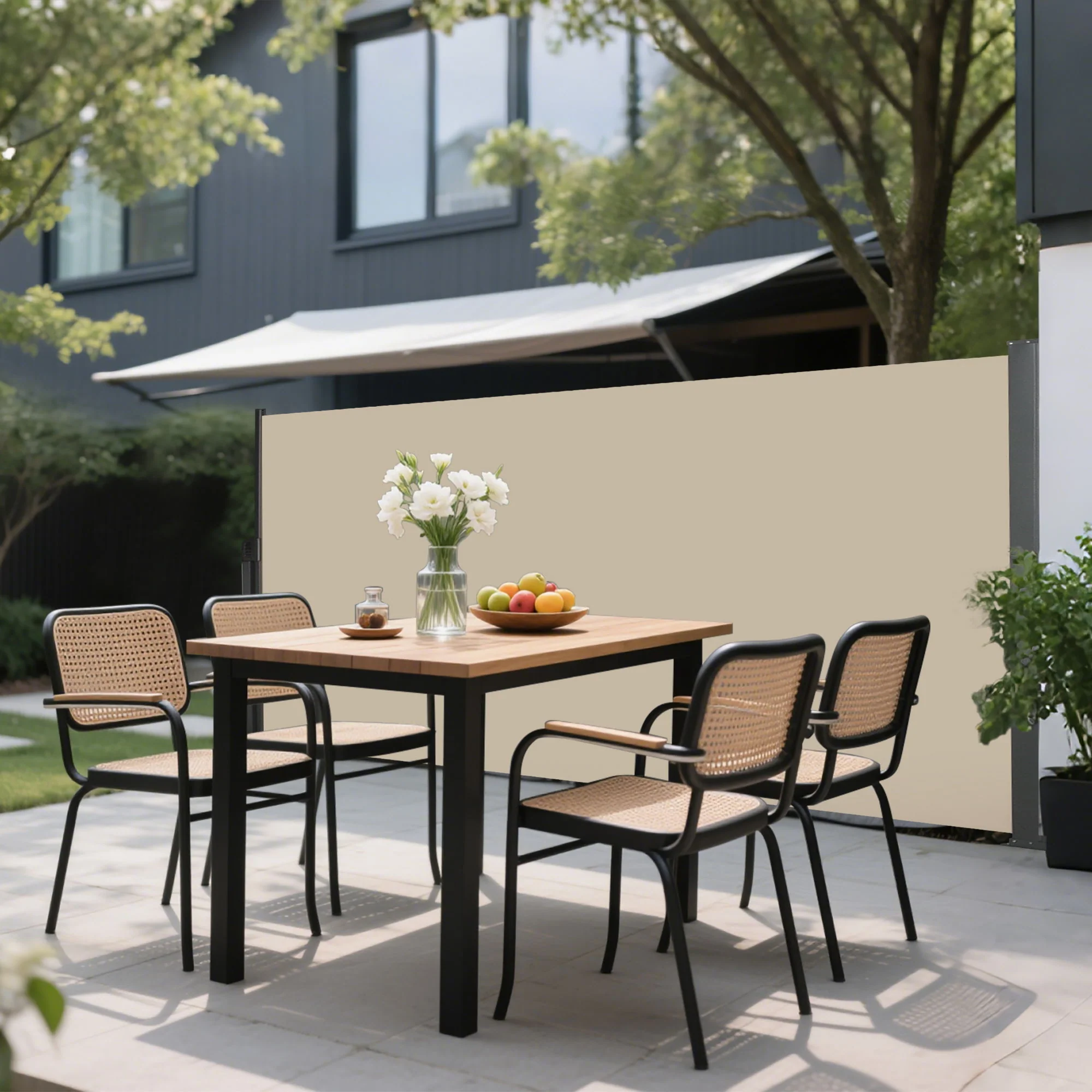 Retractable Side Awning, Waterproof And UV Resistant, Privacy Screen For Patio - Image 11