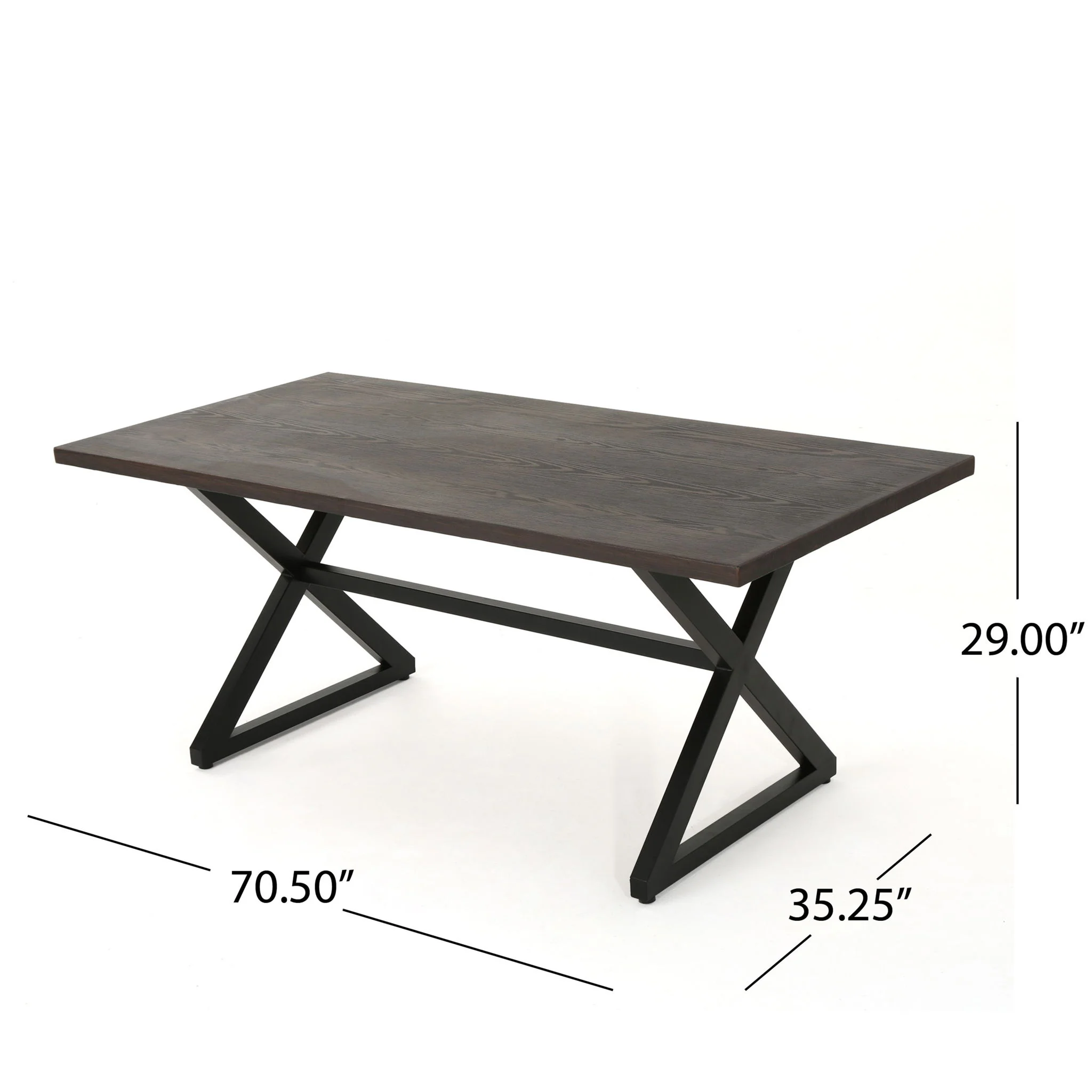 Rolando - Outdoor Aluminum Dining Table With Steel Frame - Image 6
