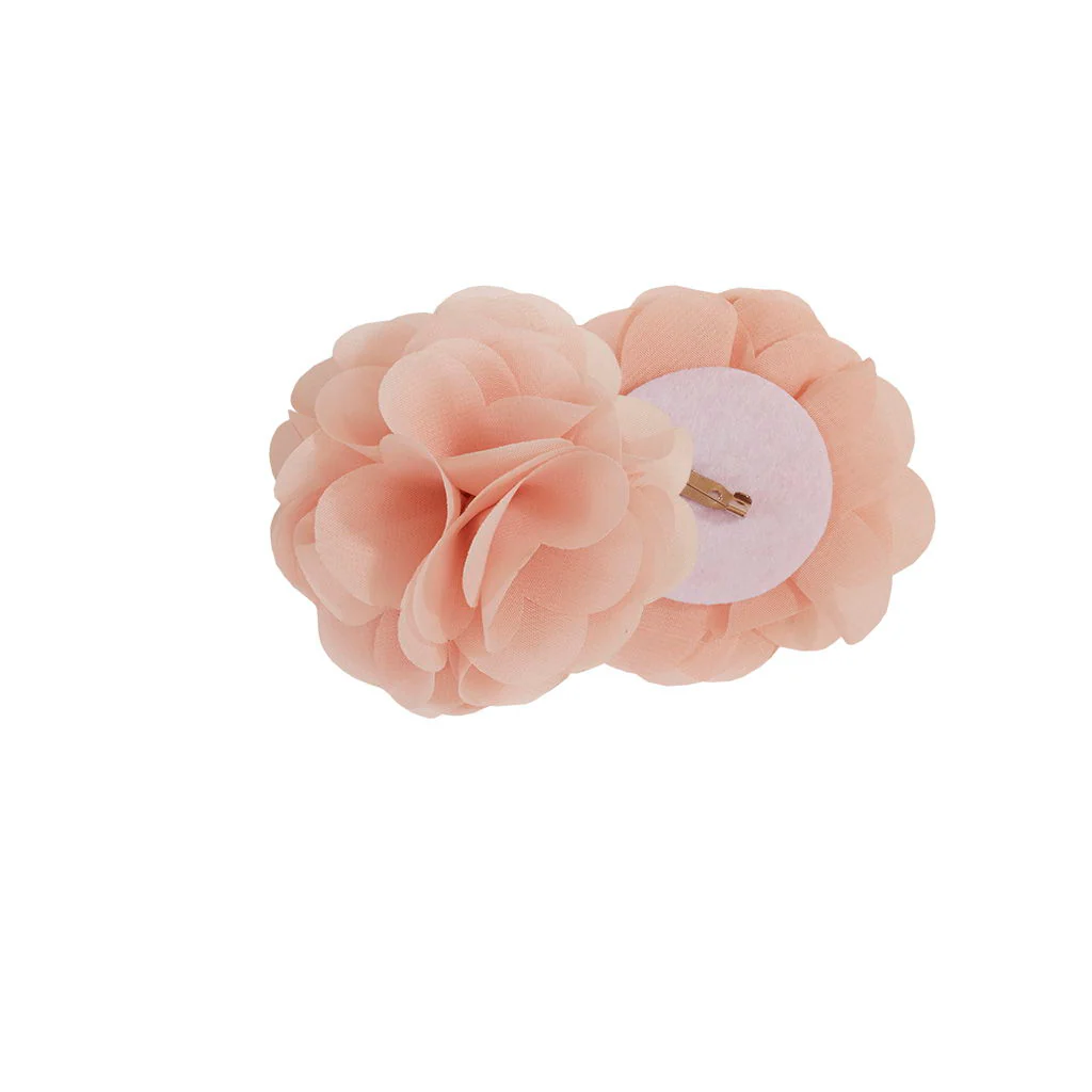 Rosette - 63" Floral Embellished Cuff Tab Top Solid Window Panel - Blush - Image 2
