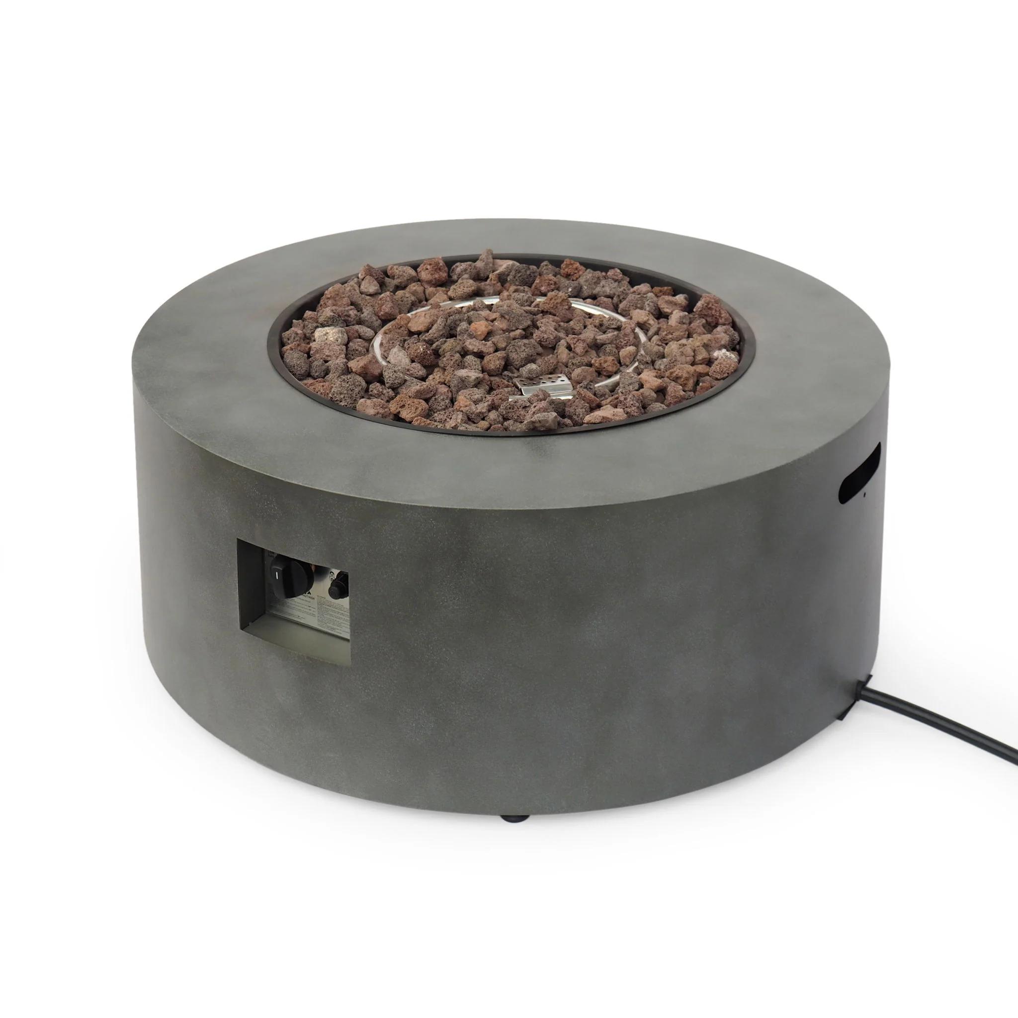 Round Iron Fire Pit With 40, 000 Btu - Image 2