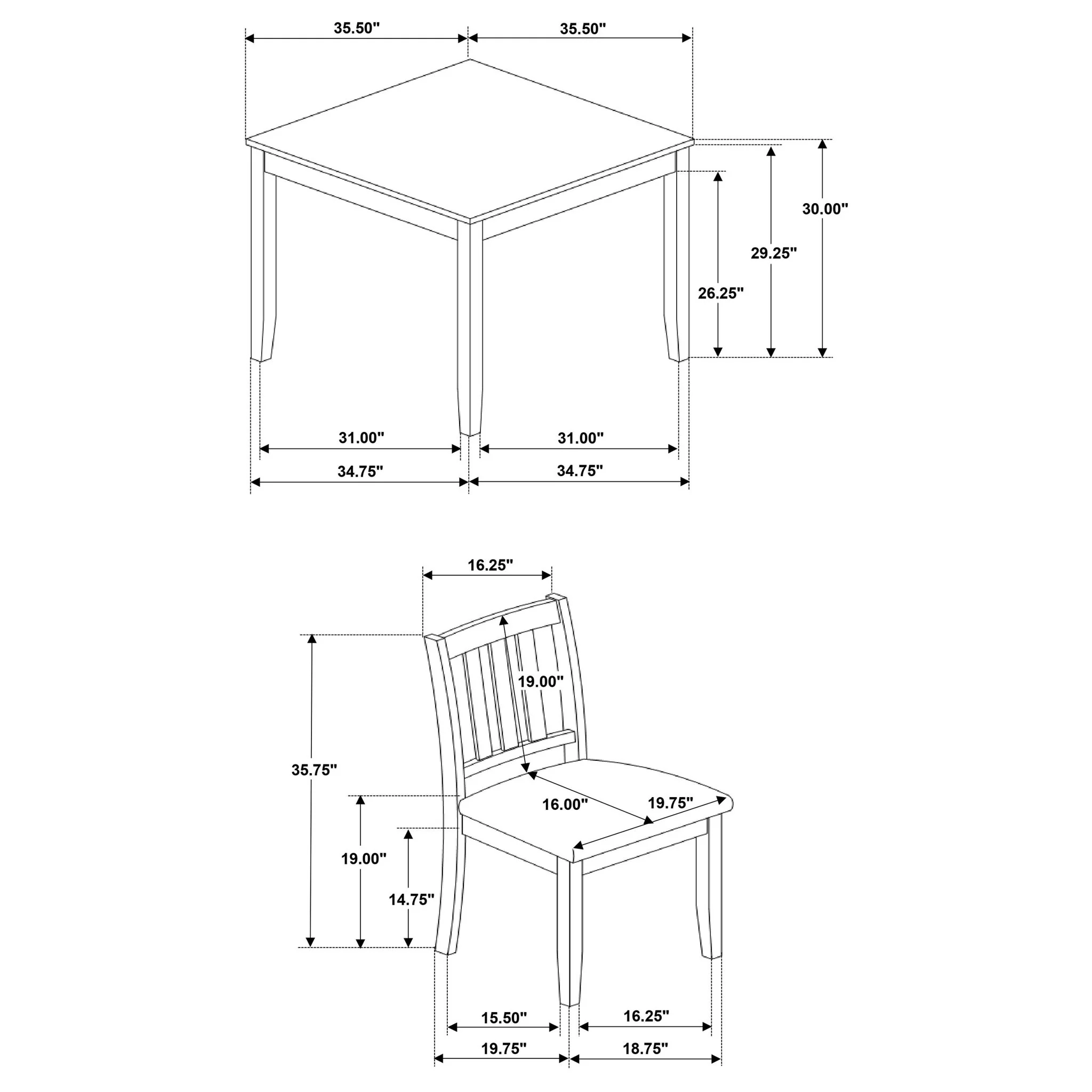 Rowland - 5 Piece Dining Set - Image 7
