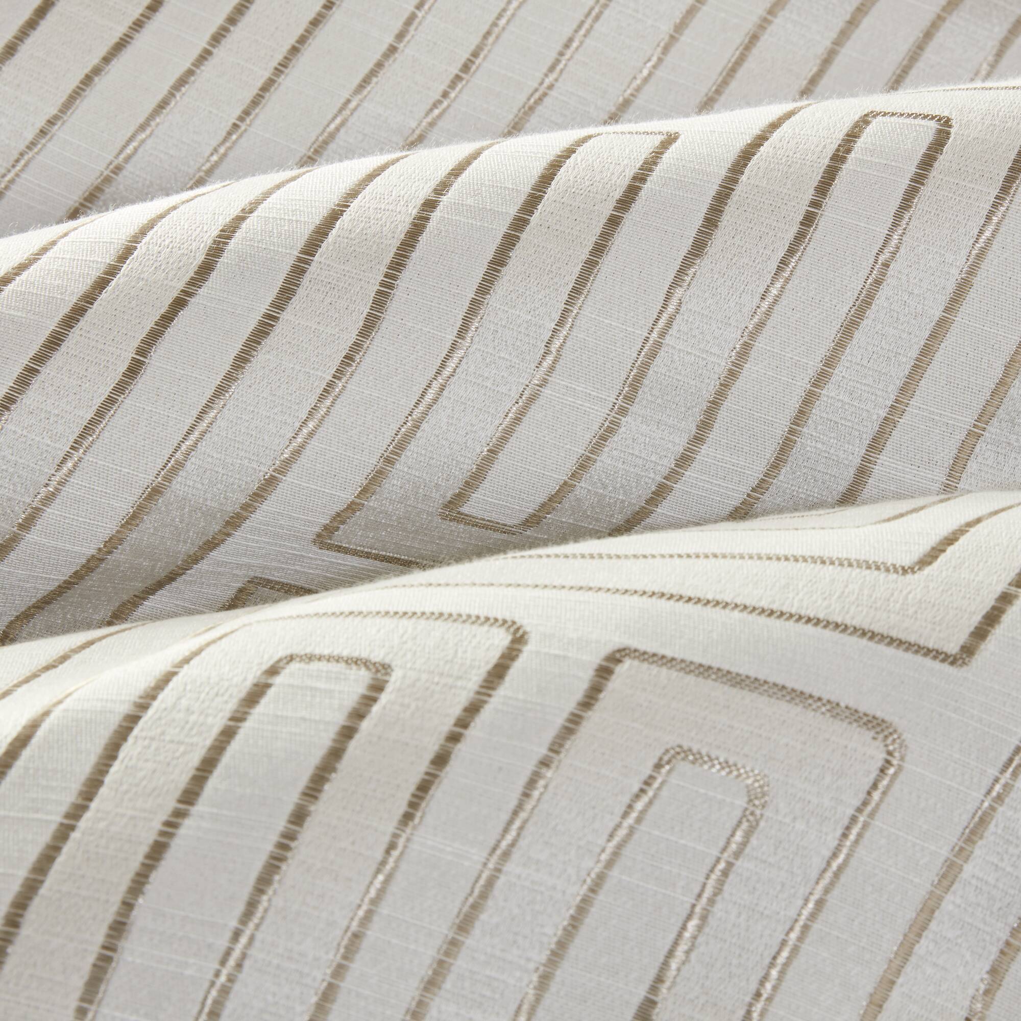 Royce - 10 Piece California King Luxury Comforter Set - Ivory - Image 2