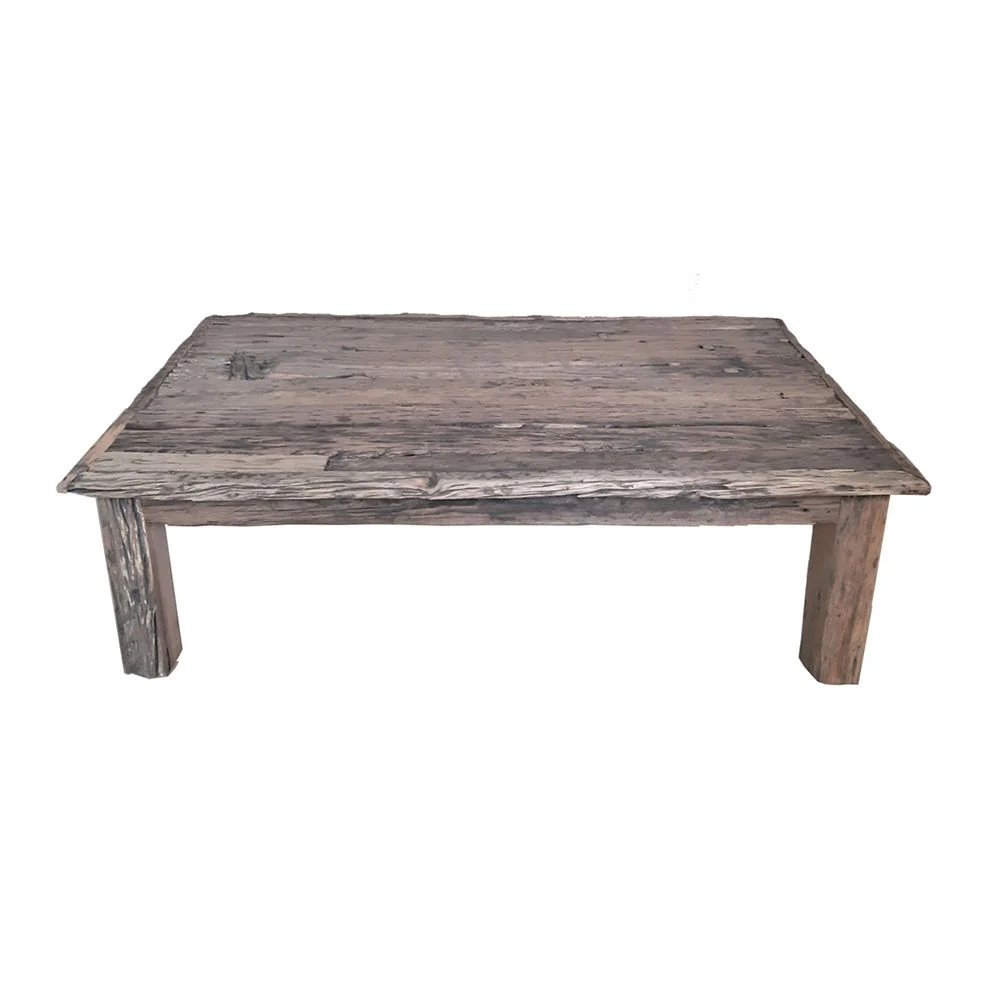 Rustic Coffee Table - Wood - Image 2