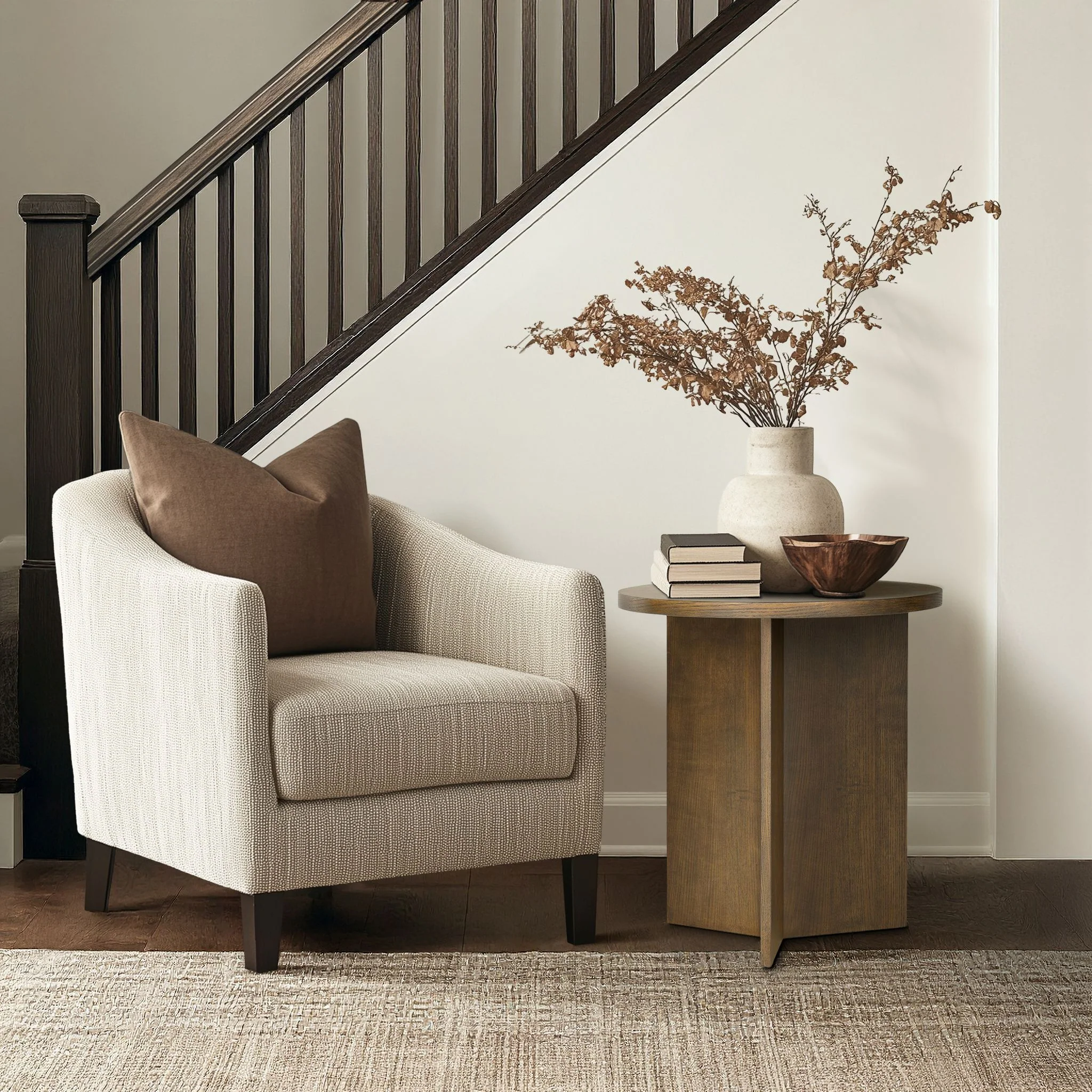 Sadie - Accent Table - Walnut Brown - Image 2
