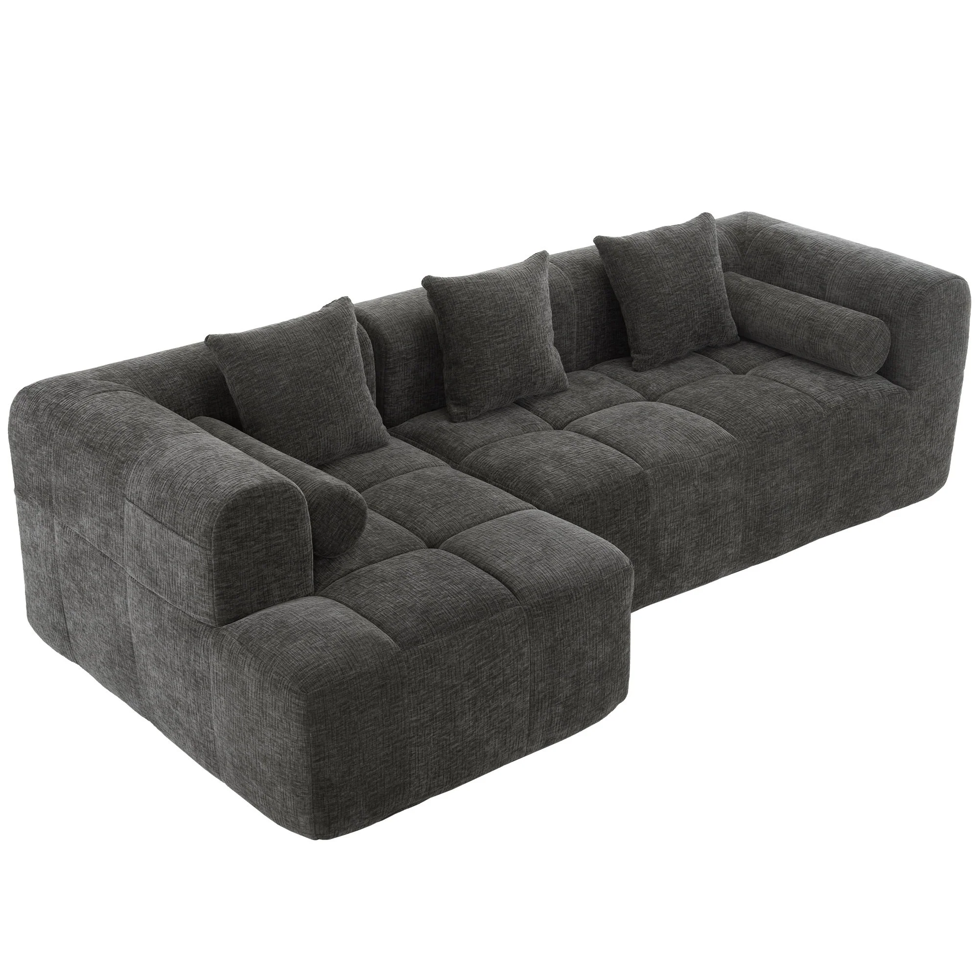 Sectional Free Combined Sofa With 2 Side Pockets - Image 2
