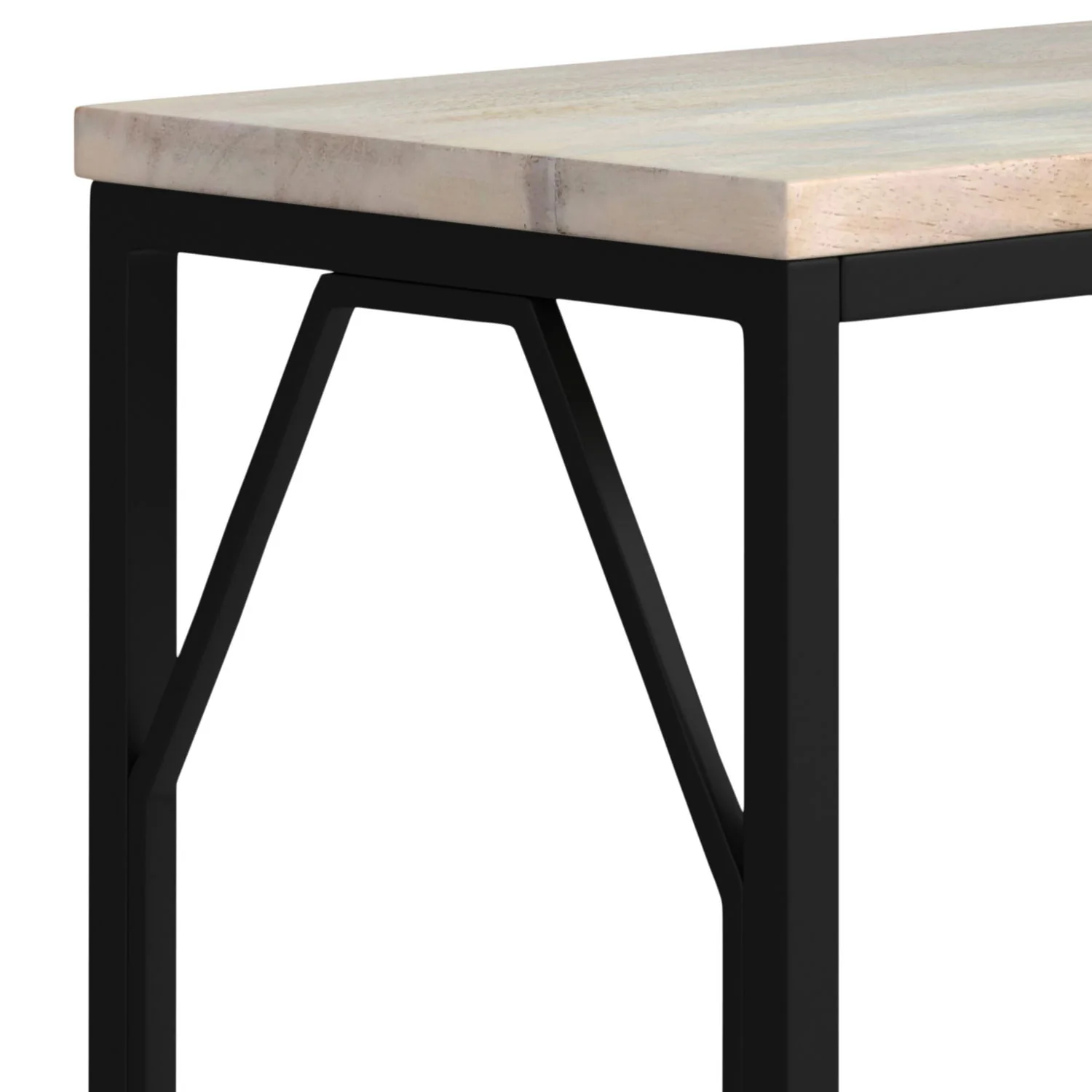 Selma - Handcrafted Metal And Wood Accent Table - Image 7