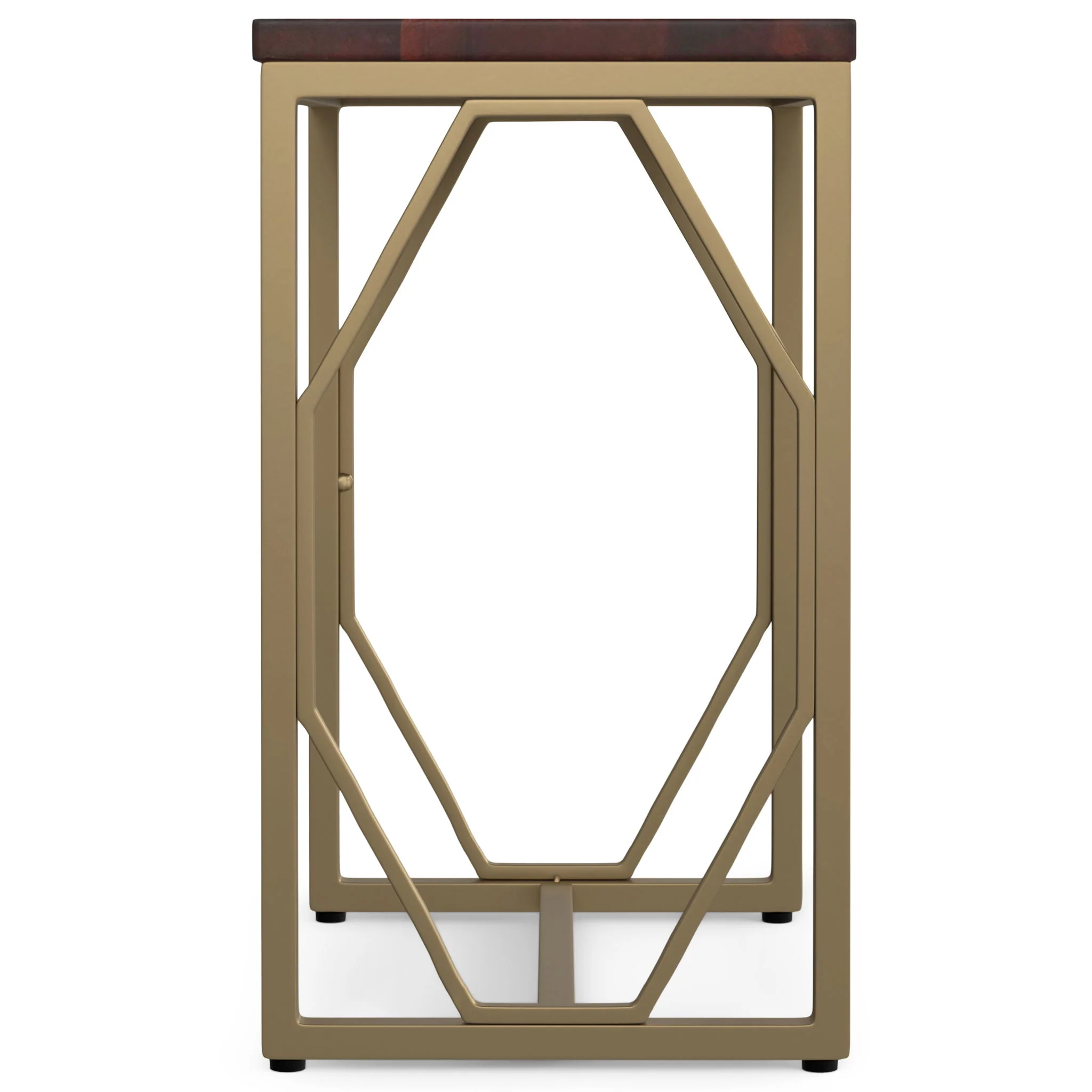 Selma - Handcrafted Metal And Wood Accent Table - Image 8