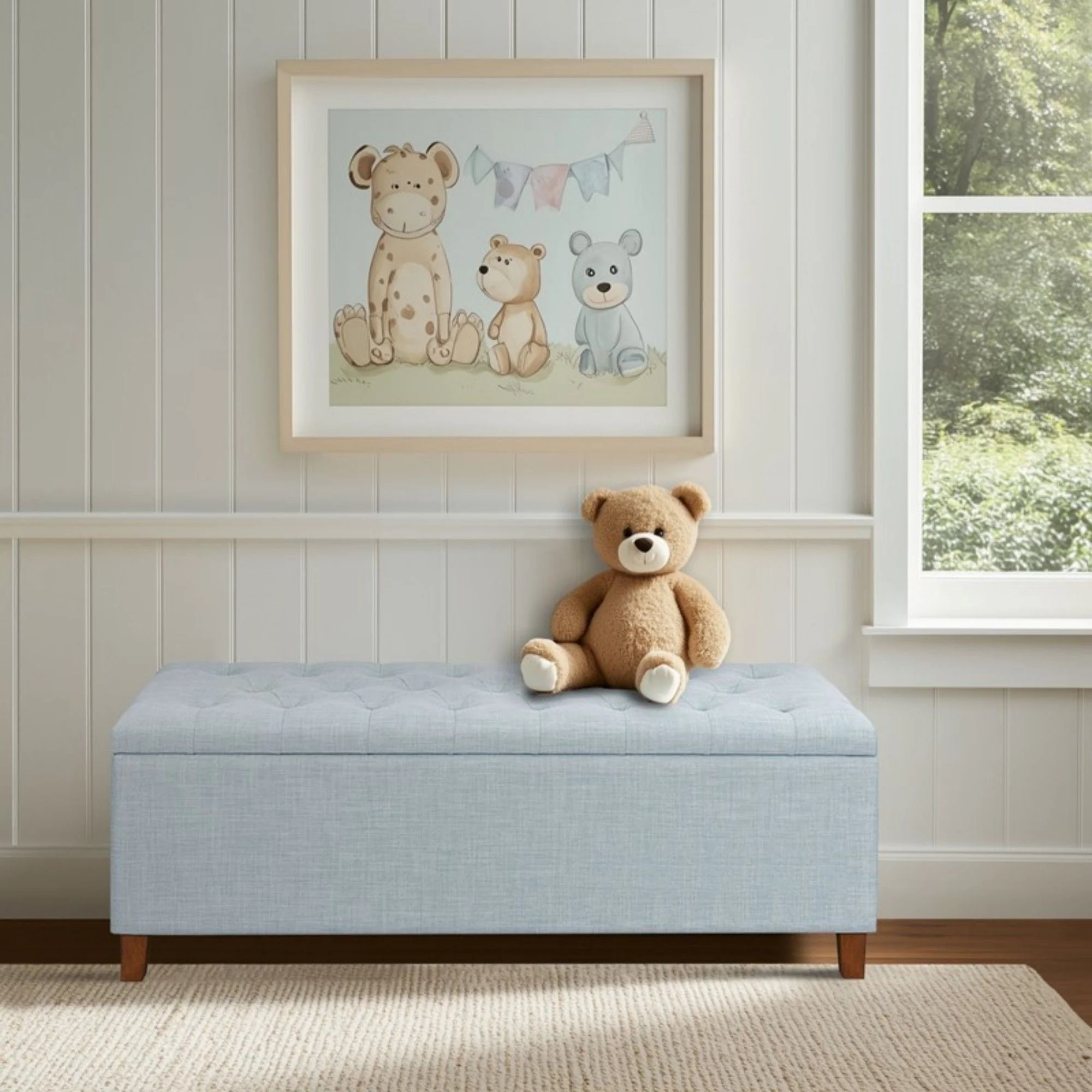 Shandra - Tufted Top Soft Close Storage Bench - Image 5