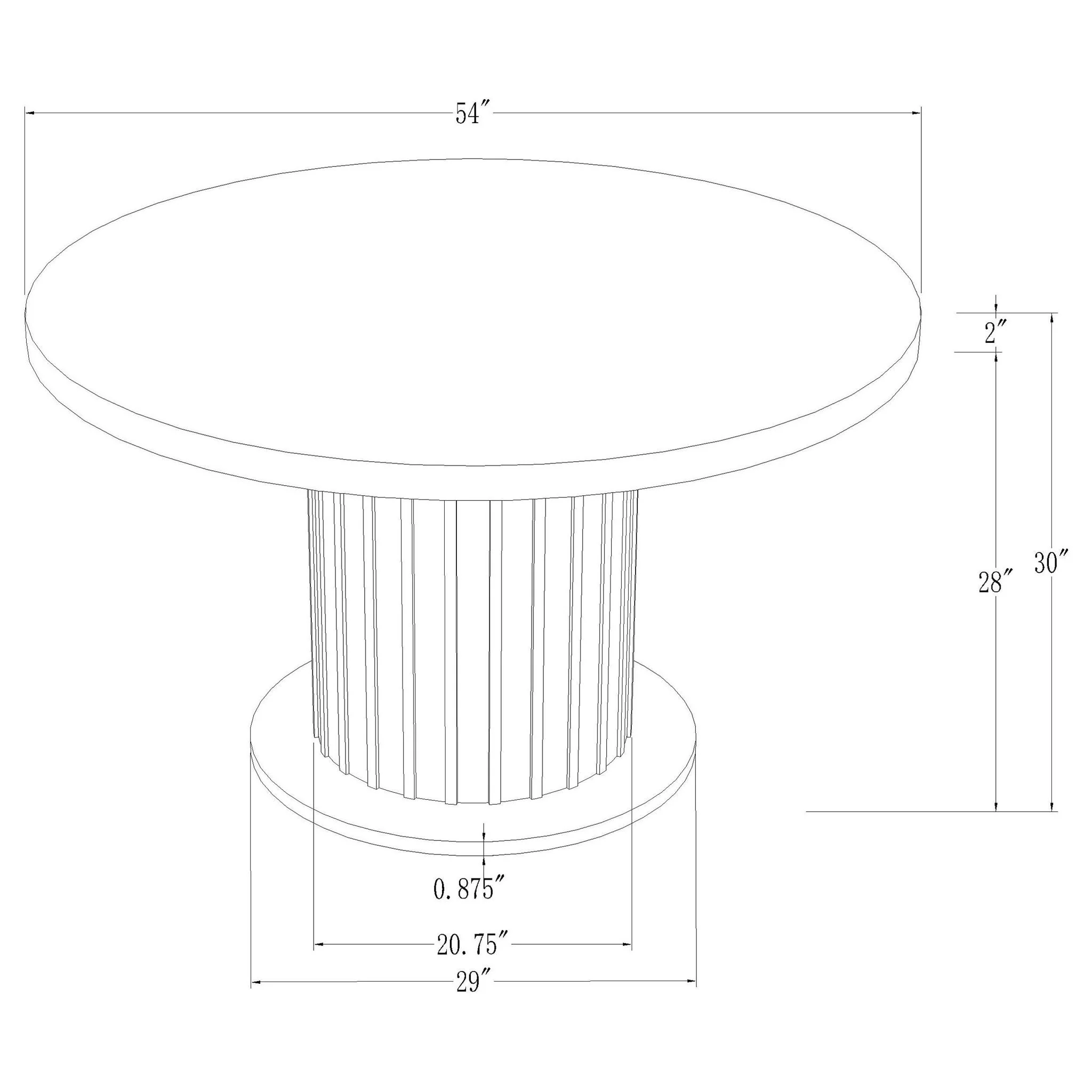Sherry - 5 Piece Round Dining Table Set - Image 7