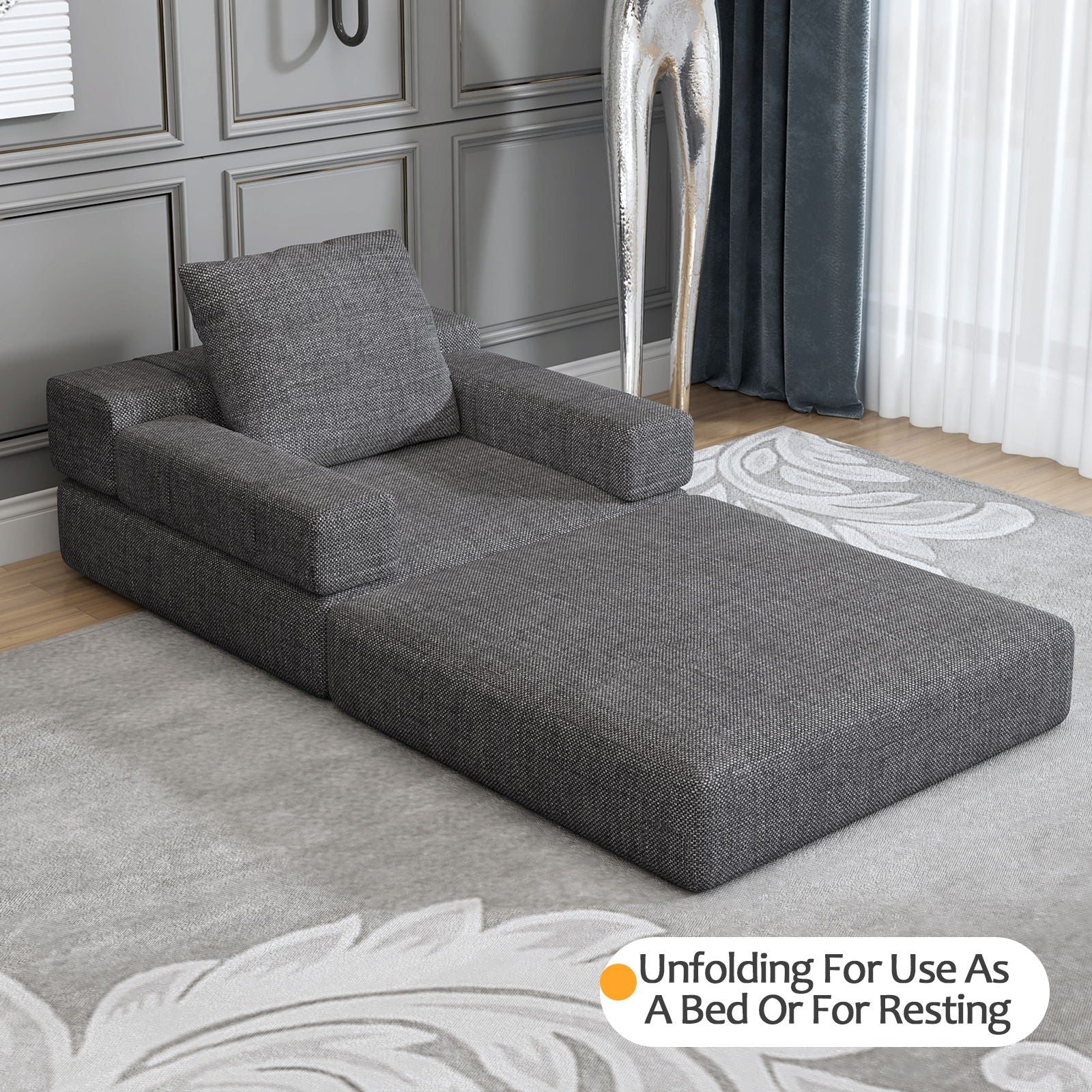 Single Sofa Chair That Converts To A Single Sofa Bed - Image 2