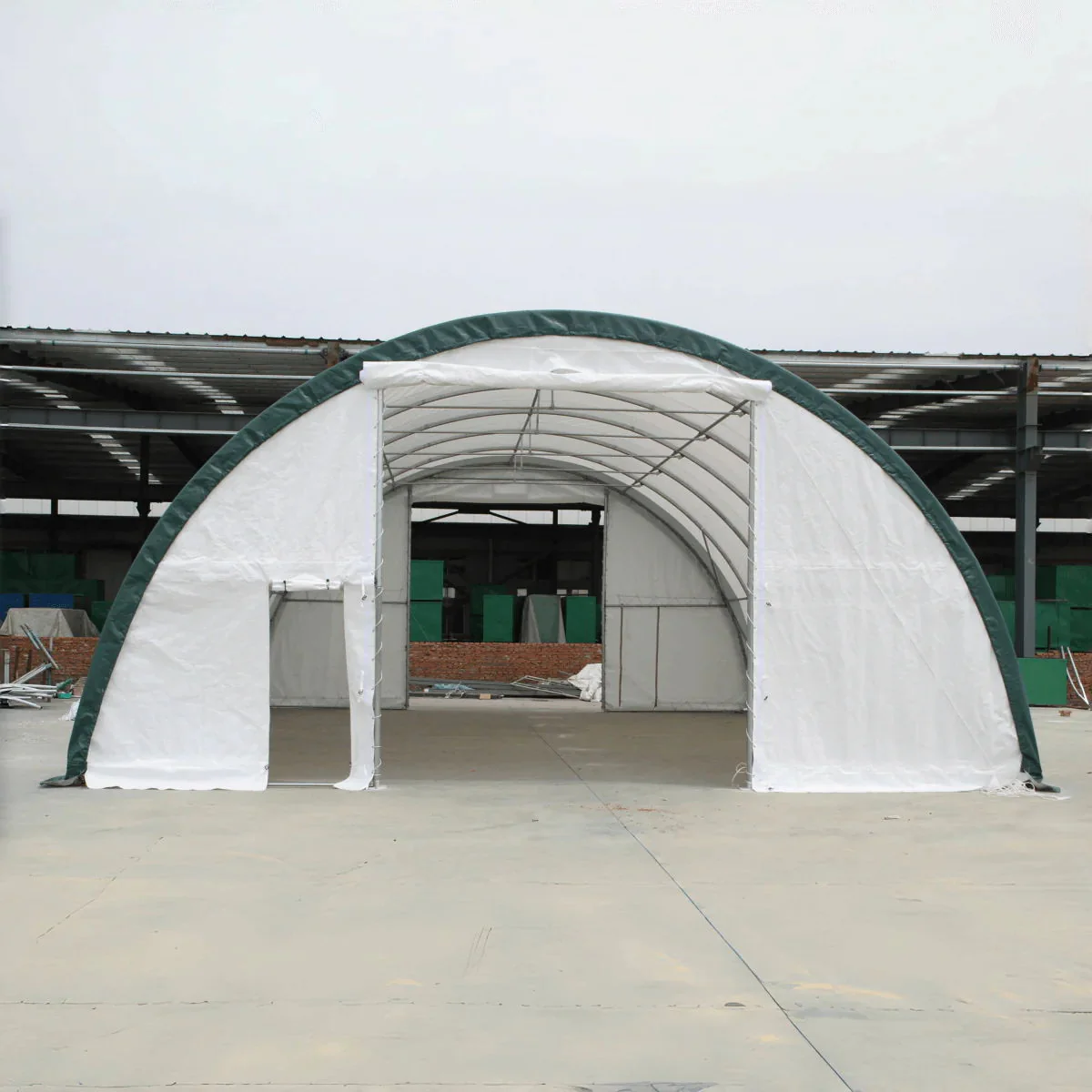 Single Truss Arch Storage PE Shelter - Image 7