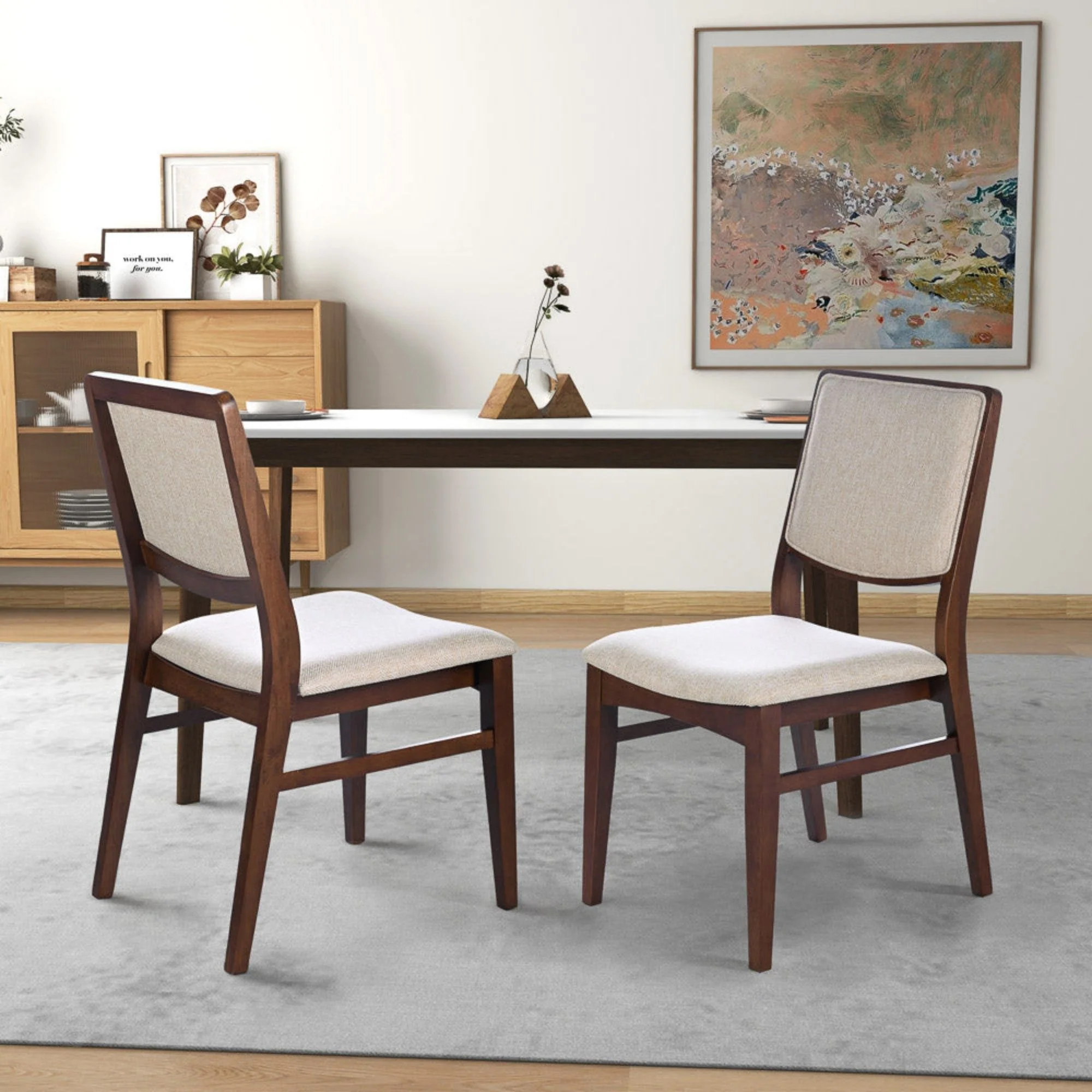 Skylar - Dining Chair (Set of 2) - Beige - Image 2