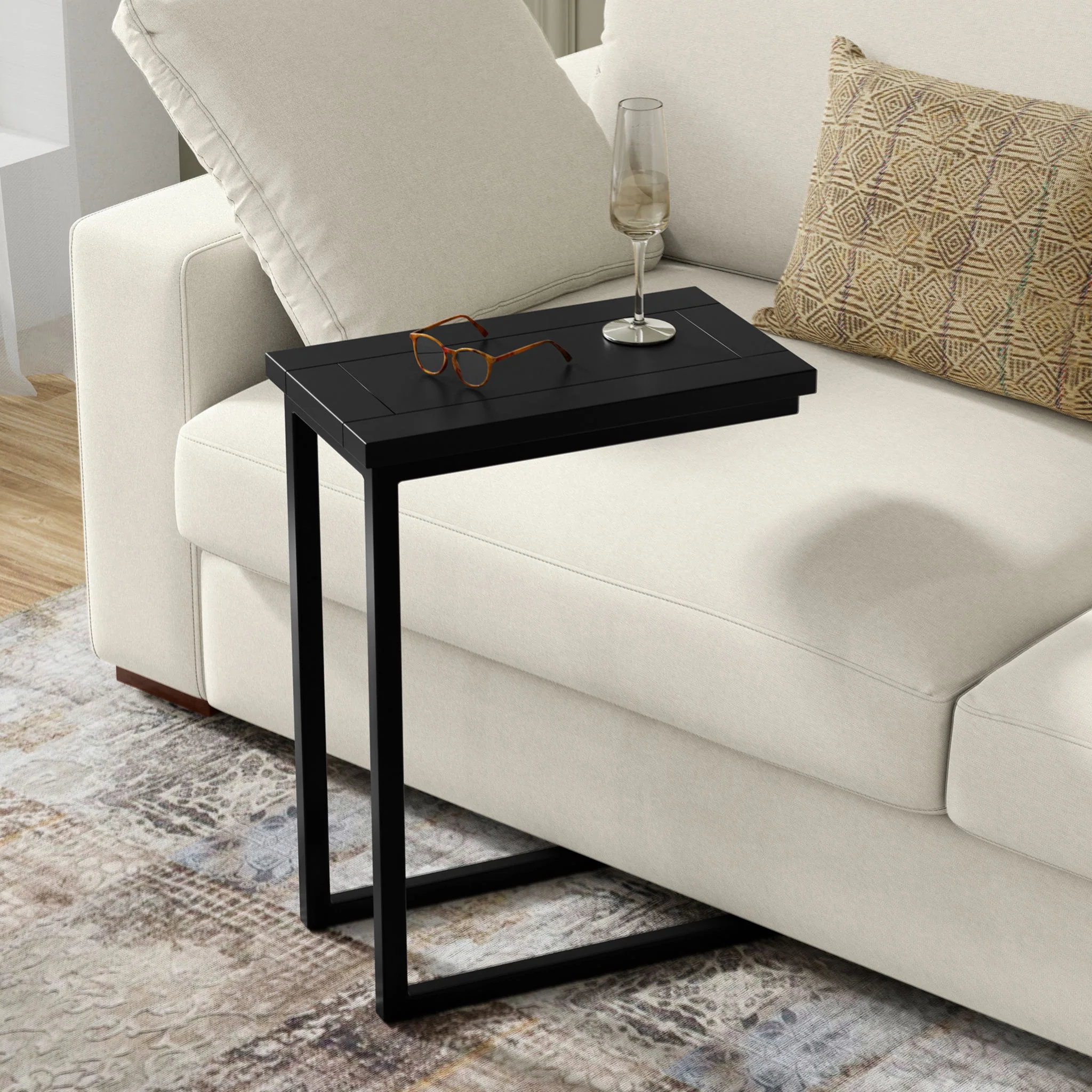 Skyler - Handcrafted C Side Table - Image 15